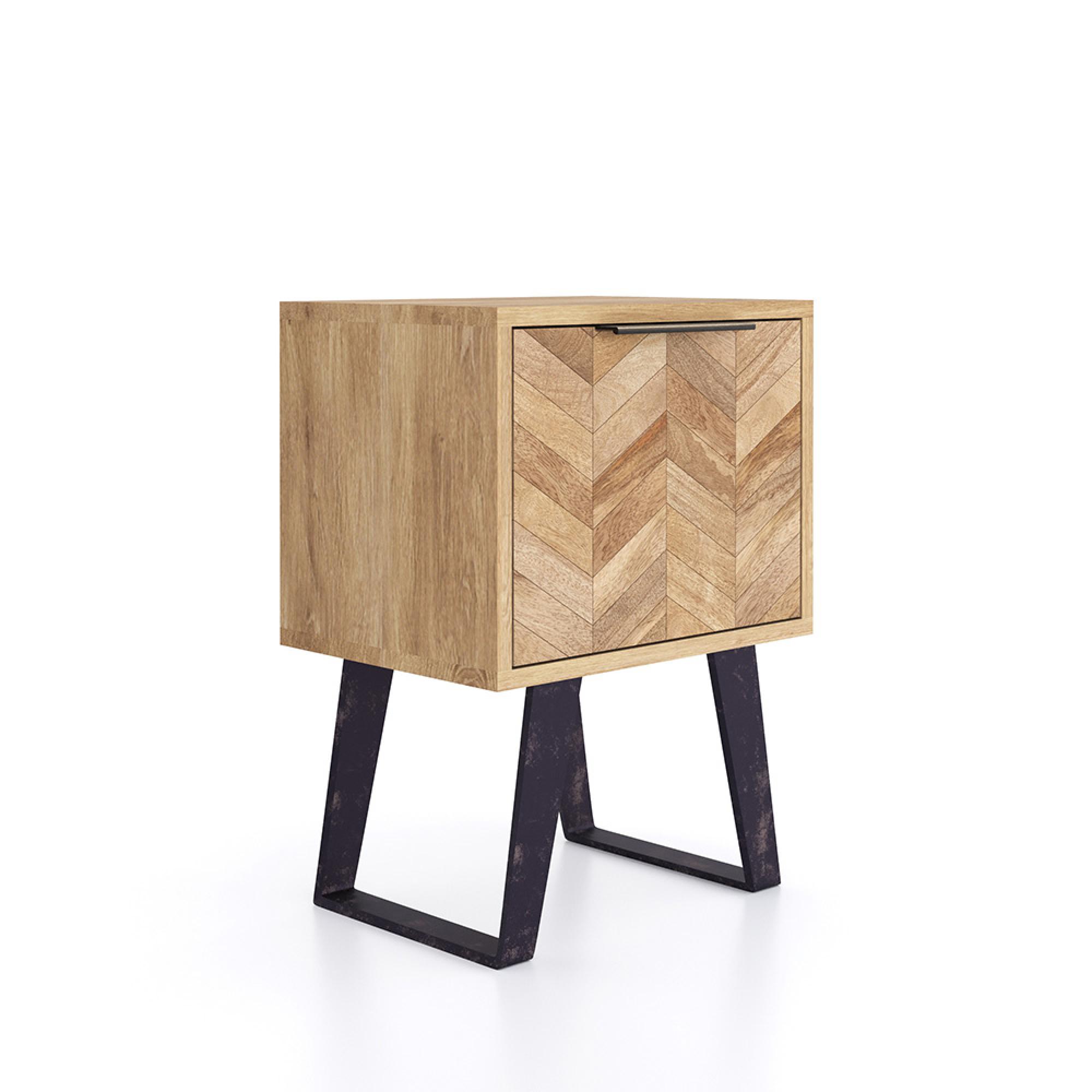 Agra Side Table - Parquet