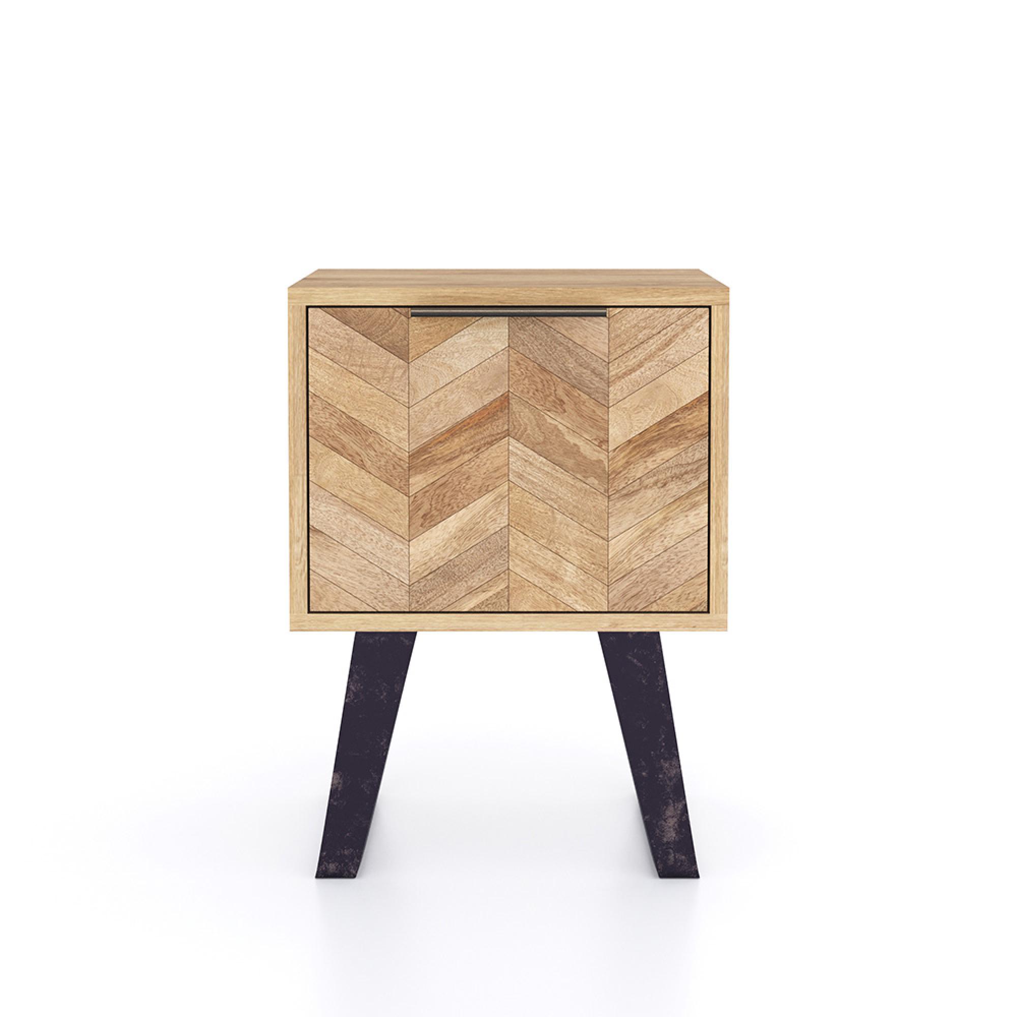 Agra Side Table - Parquet