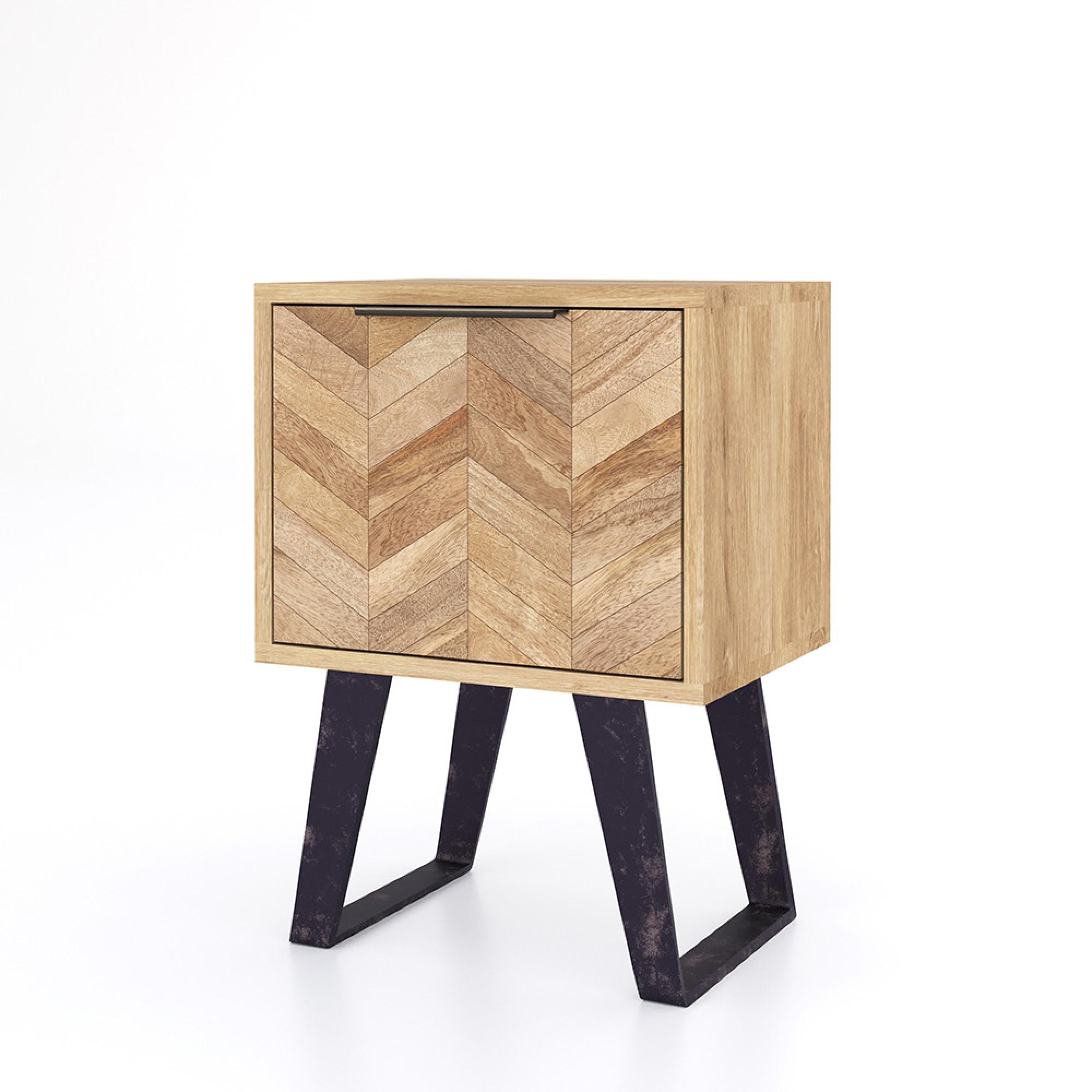 Agra Side Table - Parquet