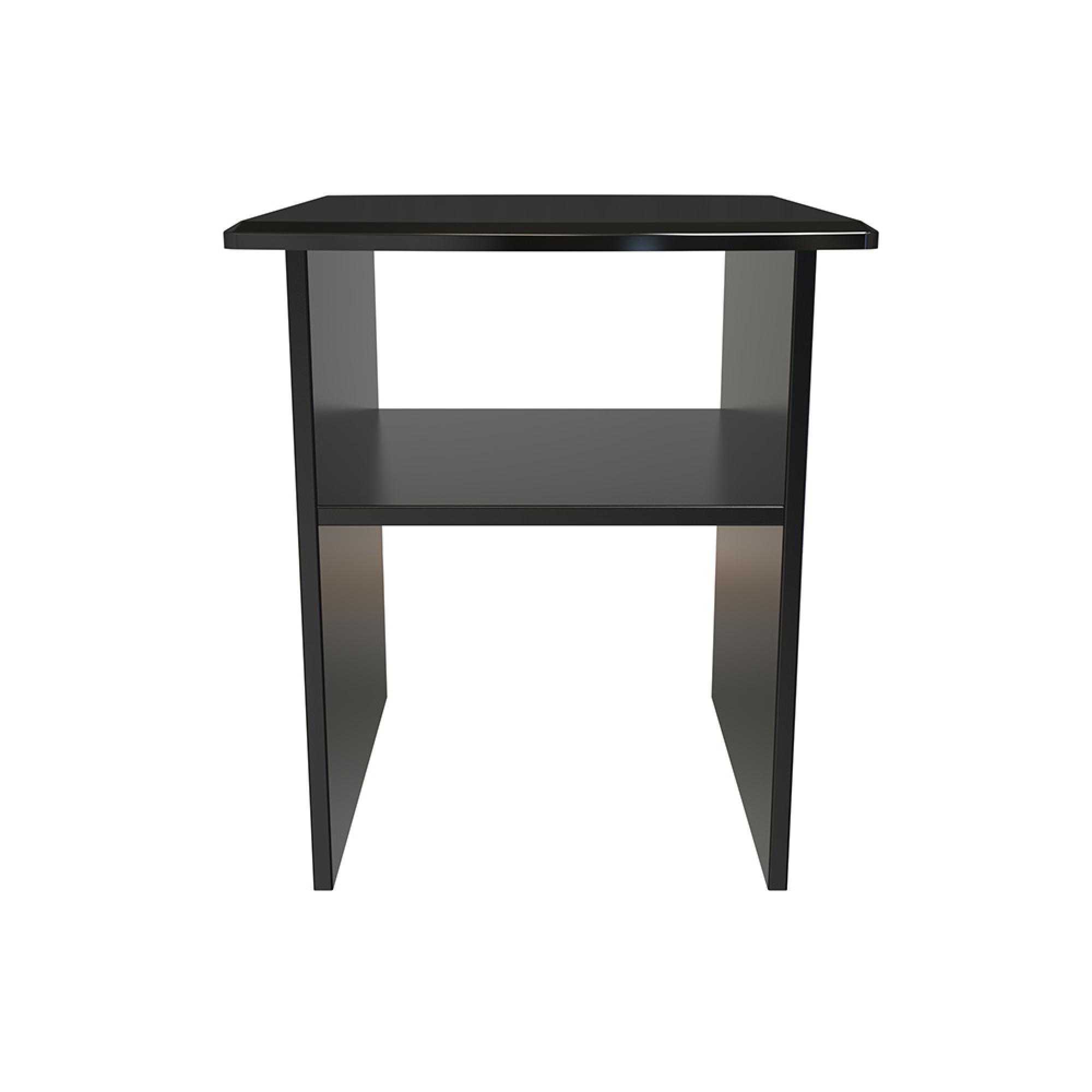 Knightsbridge Lamp Table - Black Gloss