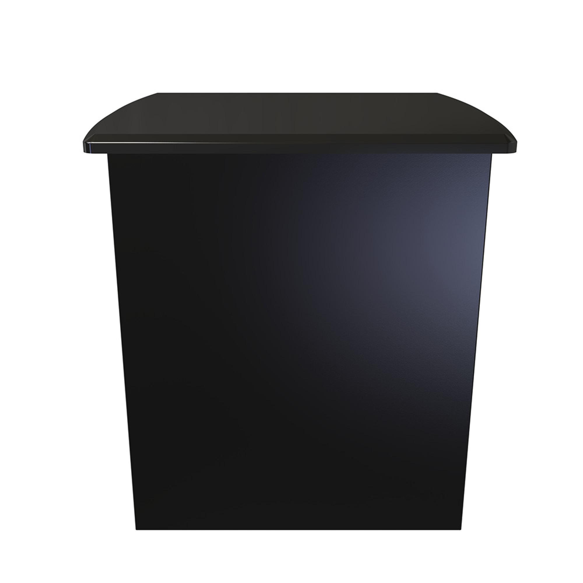 Knightsbridge Lamp Table - Black Gloss