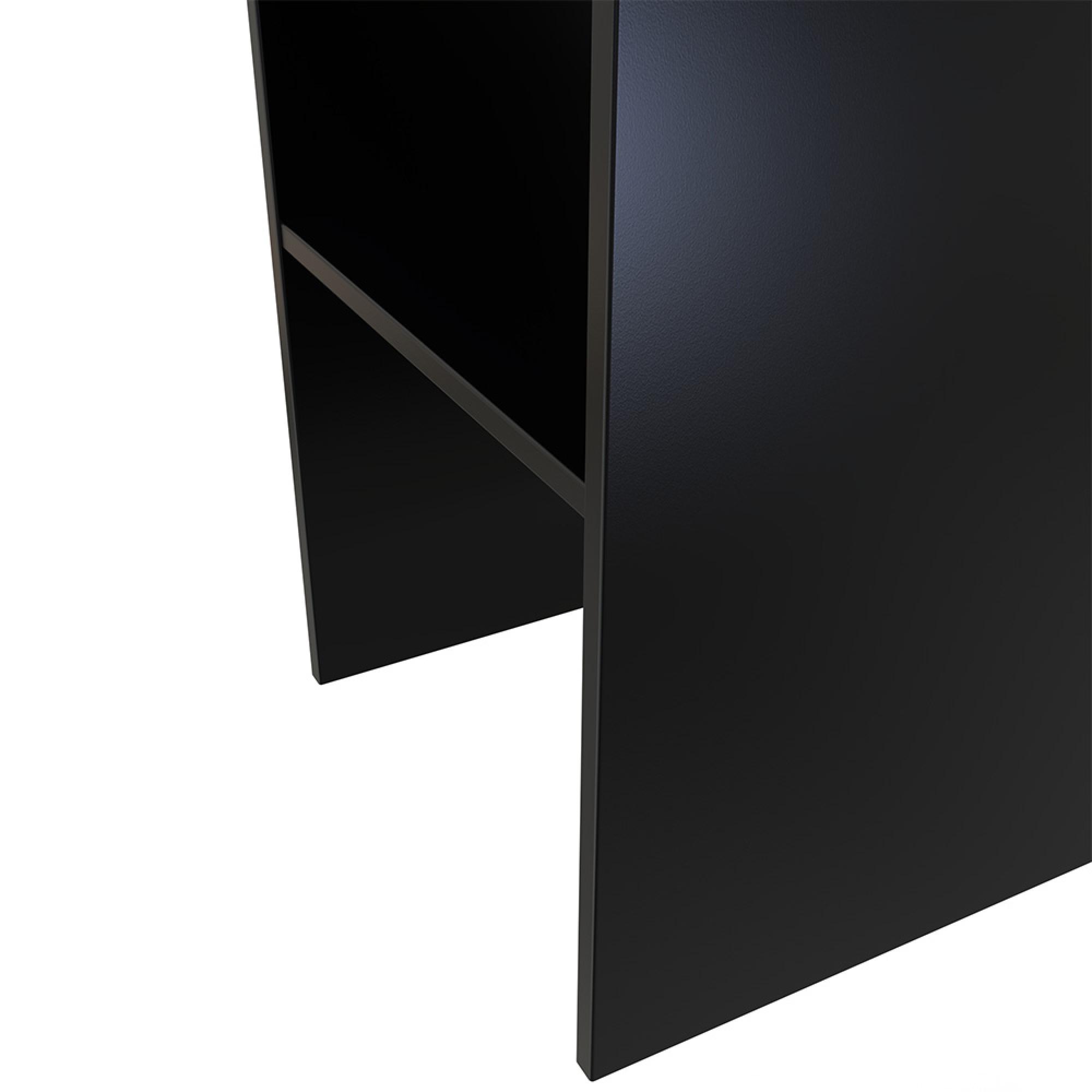 Knightsbridge Lamp Table - Black Gloss