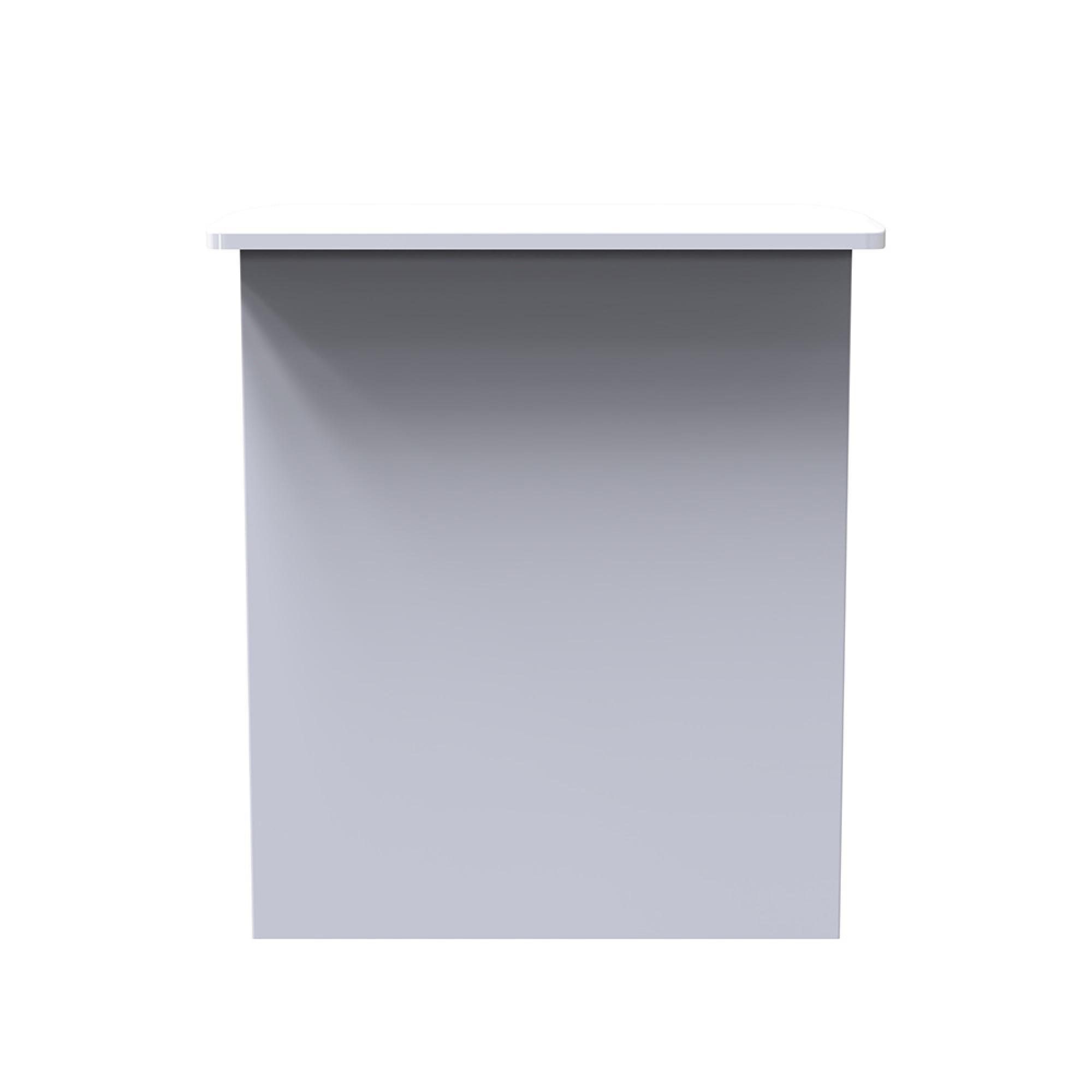 Camden Lamp Table - White Gloss
