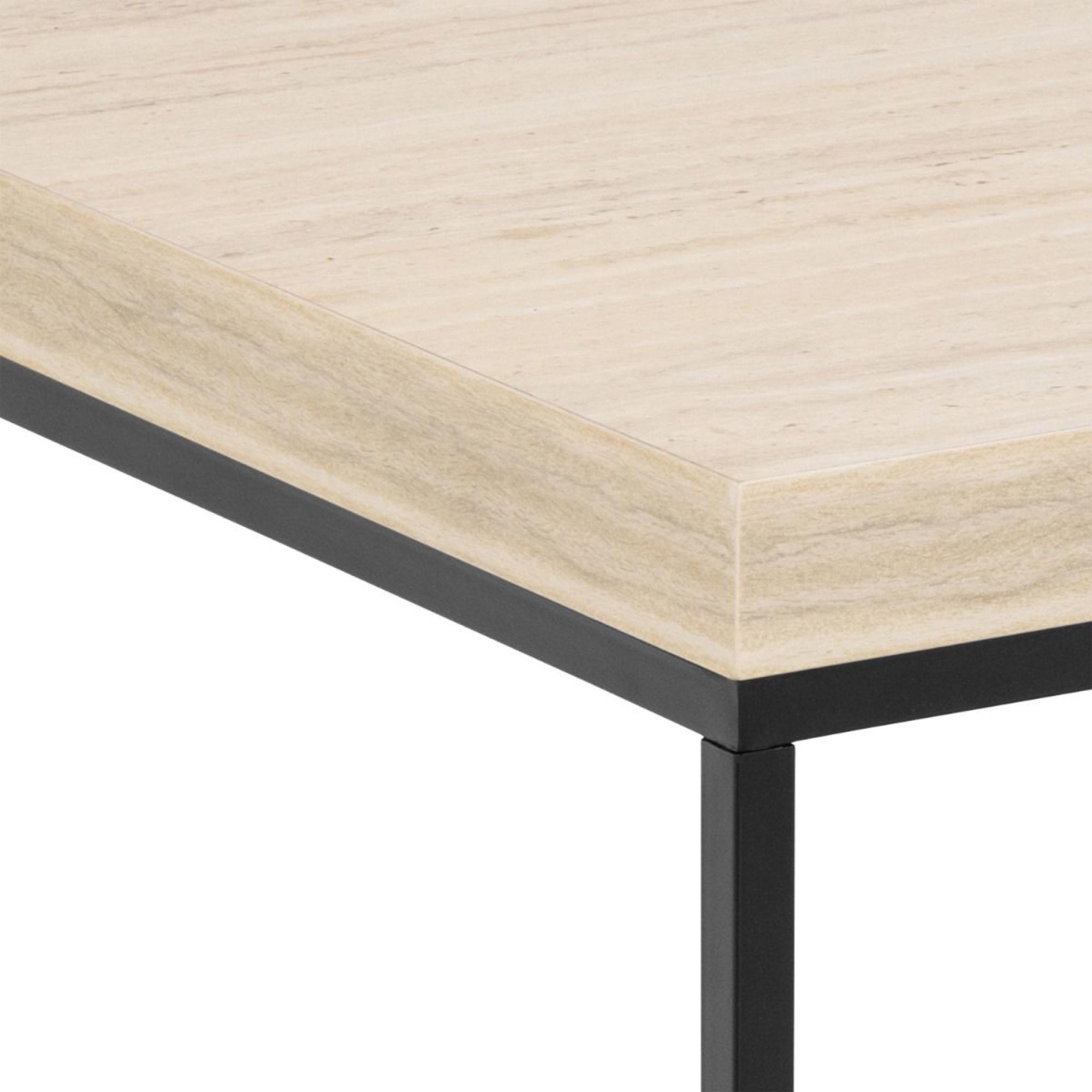 Barossa Side Table - Square - Faux Travertine