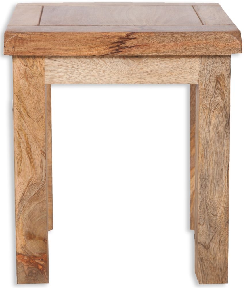 Bombay Solid Mango Wood Lamp Table