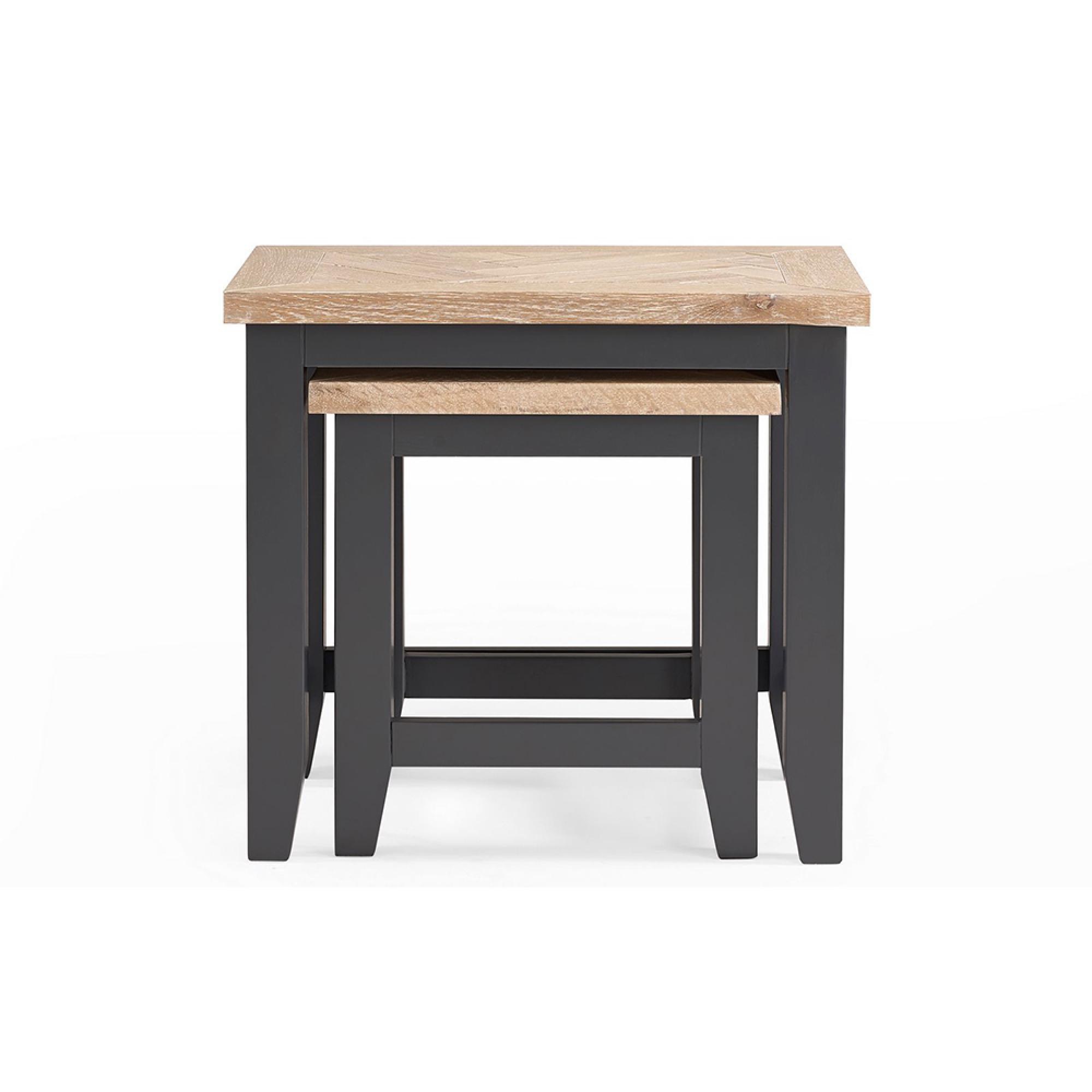 Bordeaux Nest of Tables - Set of 2 - Grey