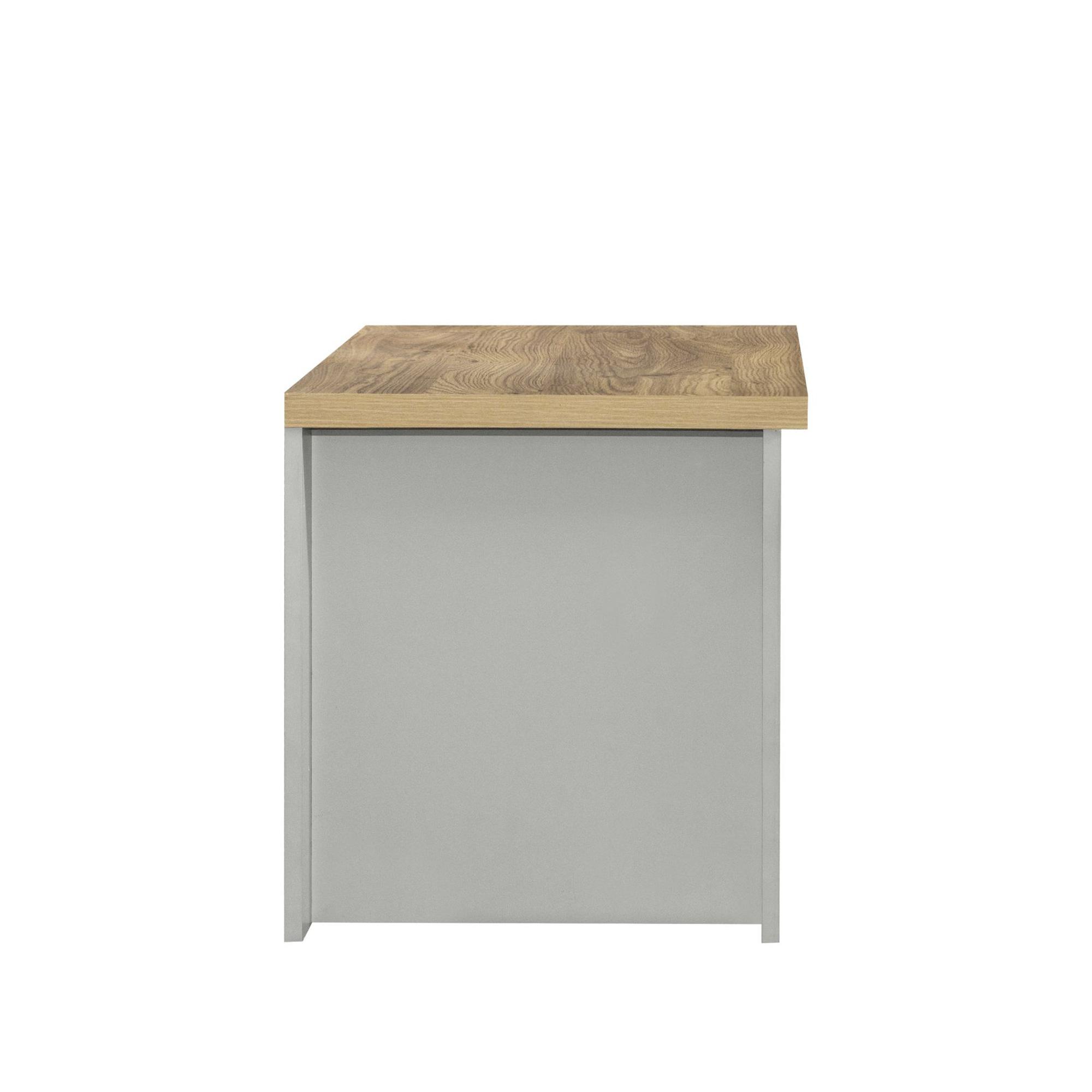 Highgate Lamp Table - 1 Drawer - Grey Painted