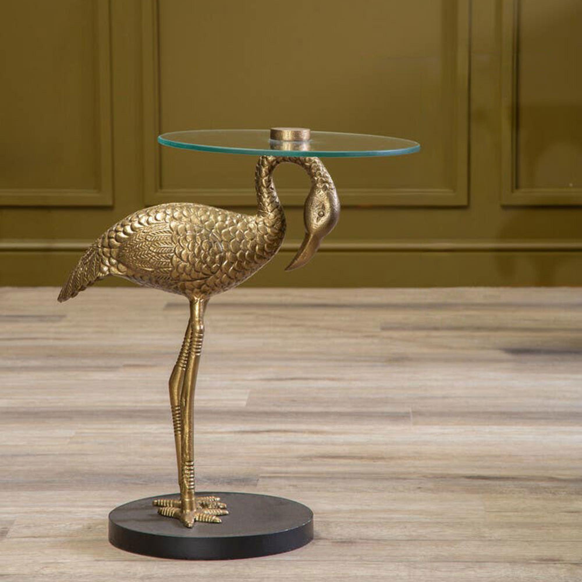 Inventivo Side Table - Clear Glass - Pelican