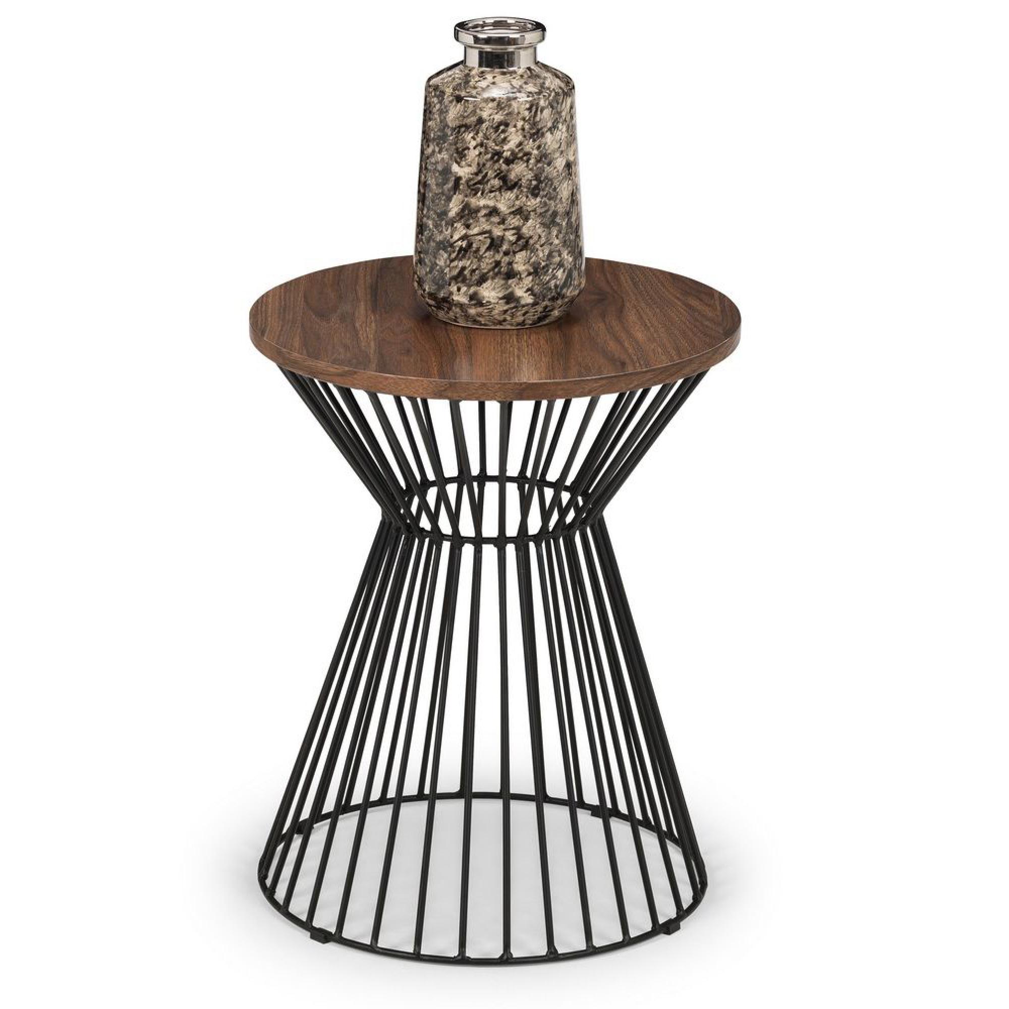 Jersey Lamp Table - Round - Walnut