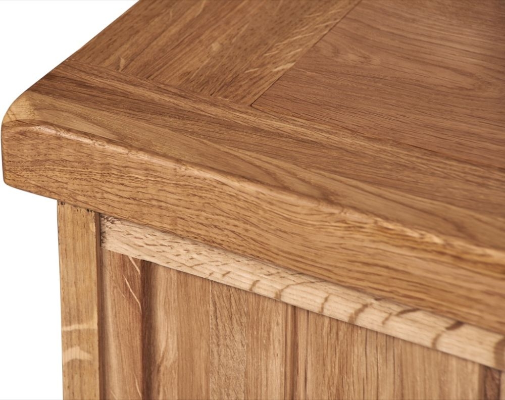 Kent Oak 2 Drawer Lamp Table