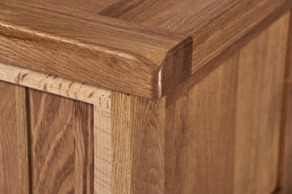 Kent Oak 2 Drawer Lamp Table