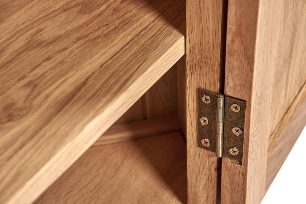 Kent Lamp Table - Corner - 1 Door - Oak