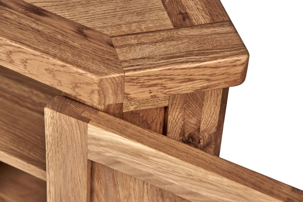 Kent Lamp Table - Corner - 1 Door - Oak