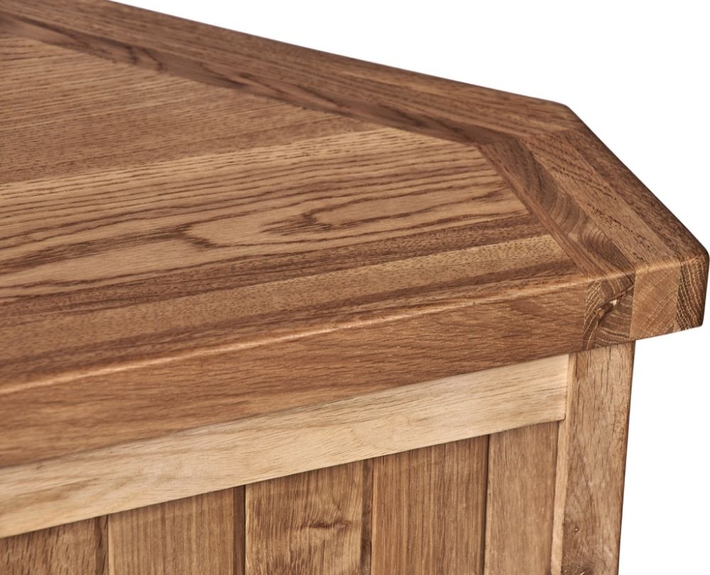 Kent Lamp Table - Corner - 1 Door - Oak