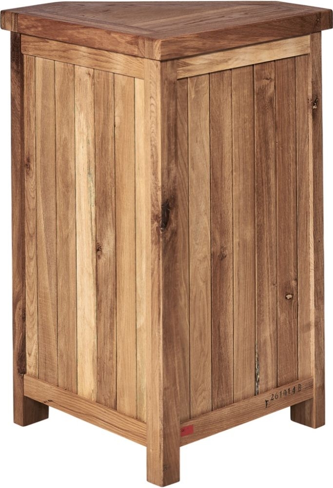 Kent Lamp Table - Corner - 1 Door - Oak