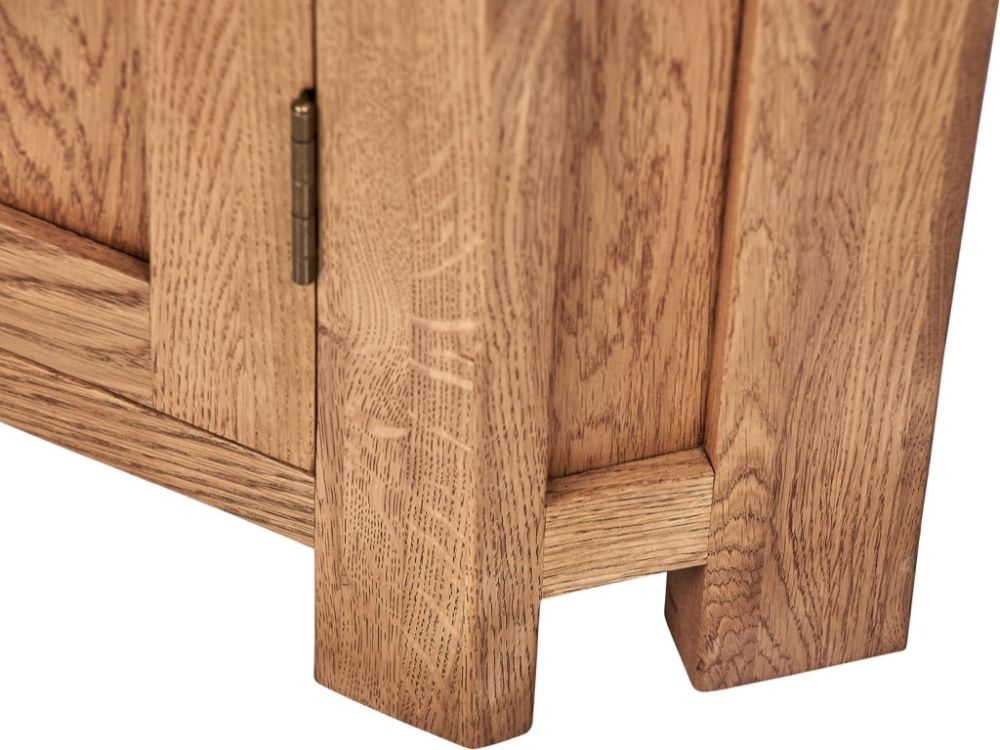 Kent Lamp Table - Corner - 1 Door - Oak