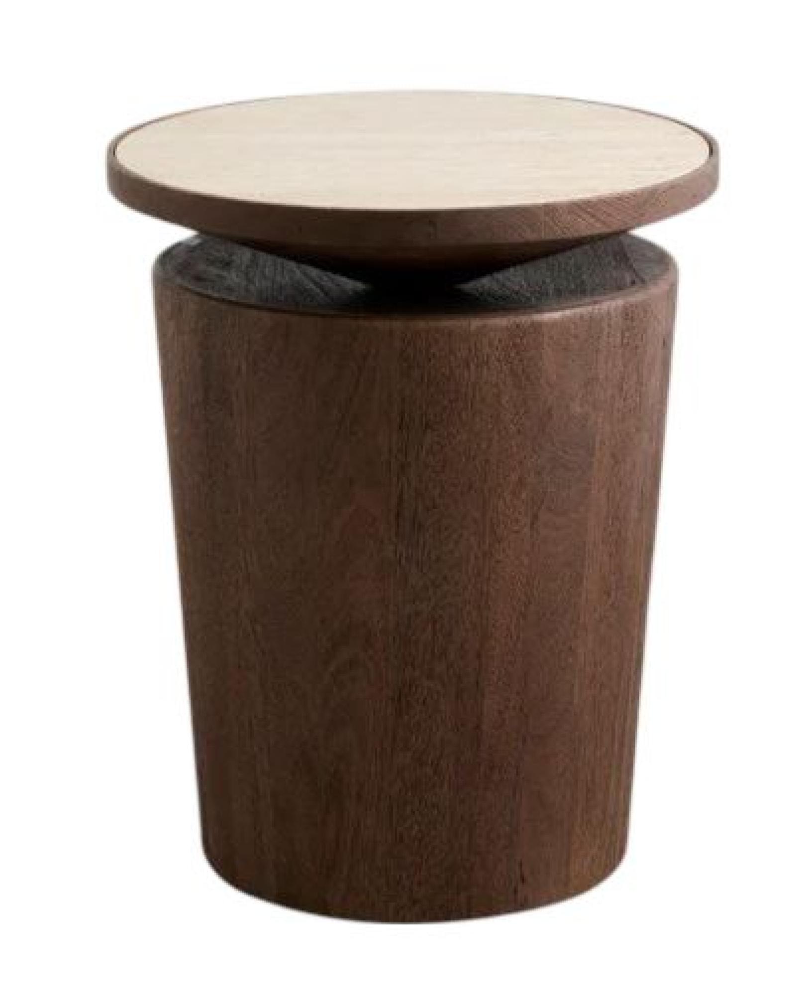 Kwando Mango Wood Round Side Table
