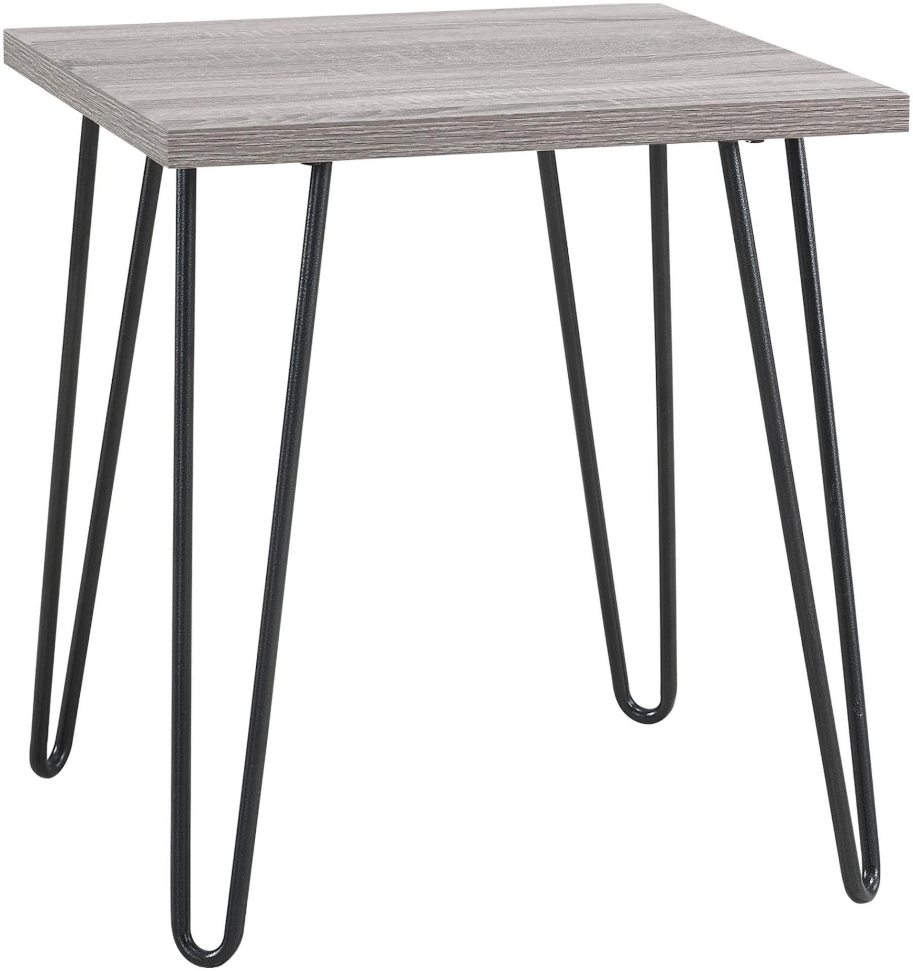 Obion Retro End Table in Grey Oak - 5068196PCOMUK