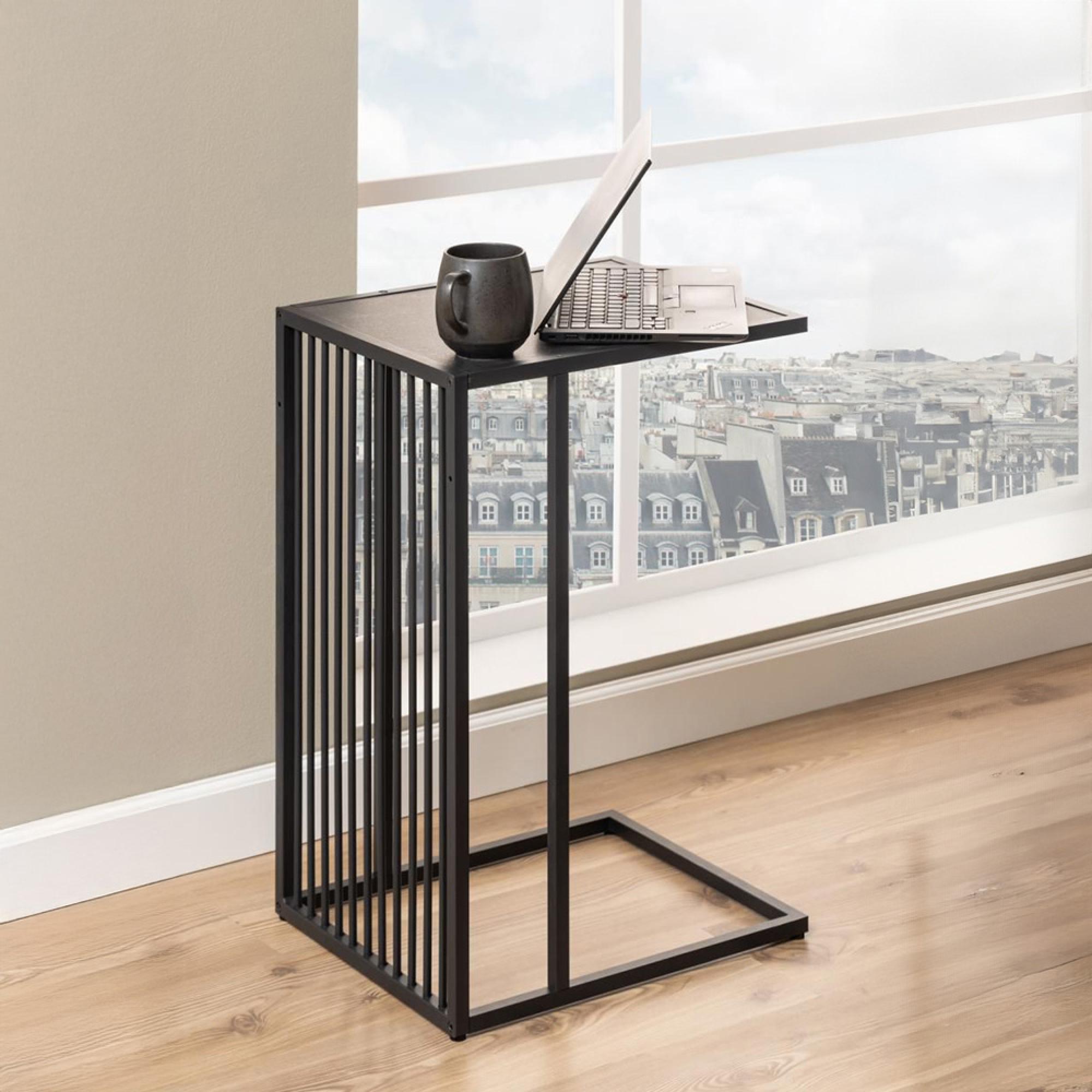 Strington Side Table - Black Marble Effect