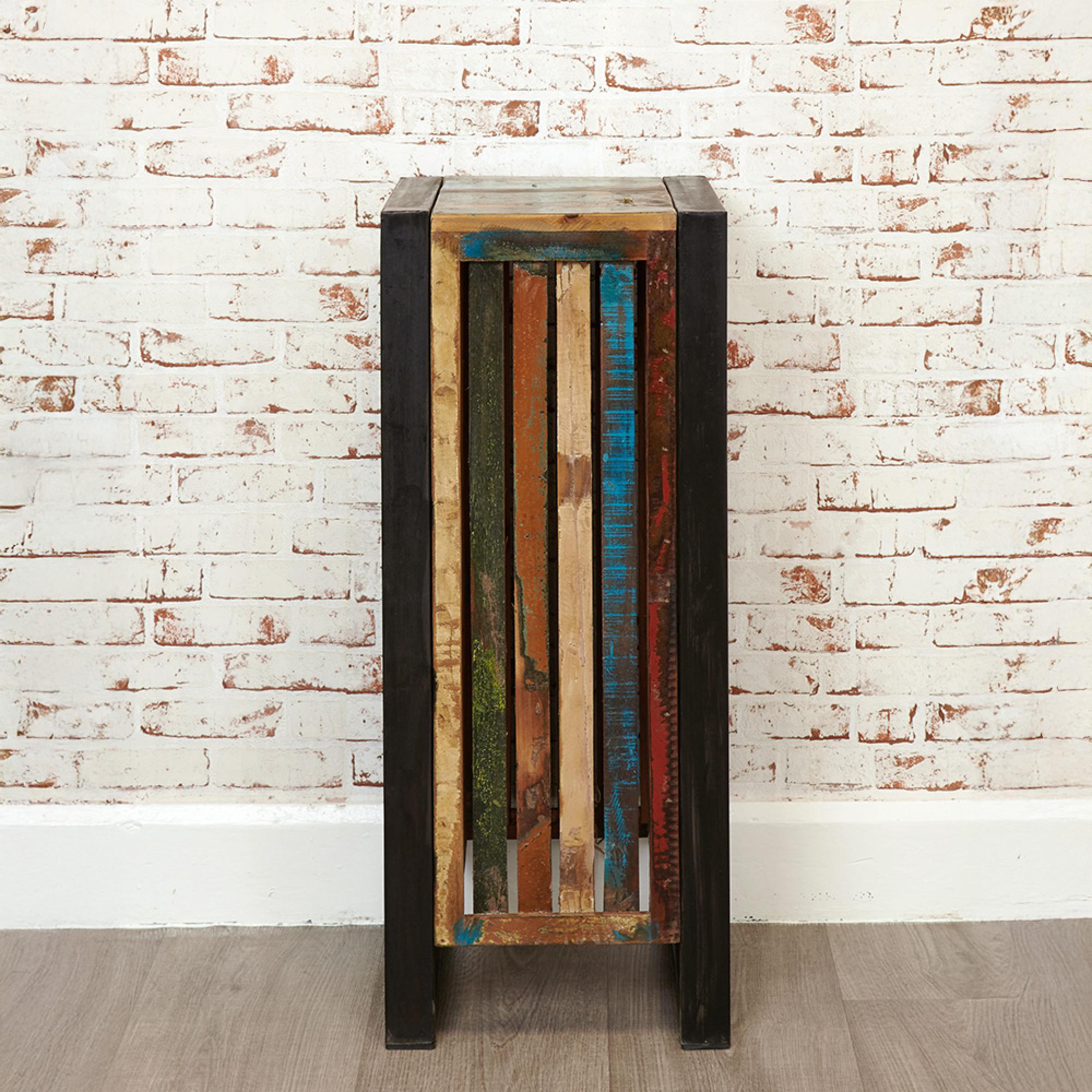 Urban Chic Reclaimed Tall Lamp Table