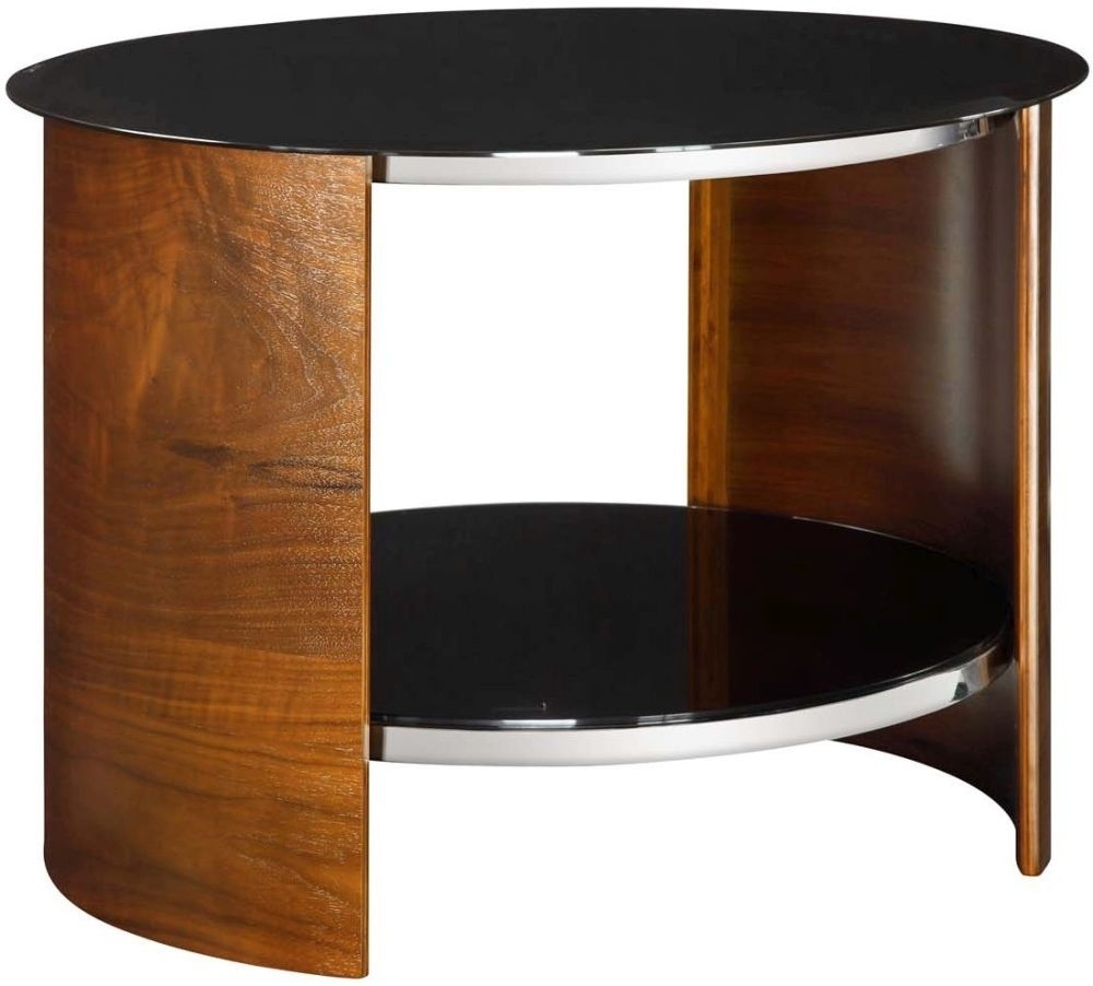 Jual Curve Walnut Lamp Table JF303
