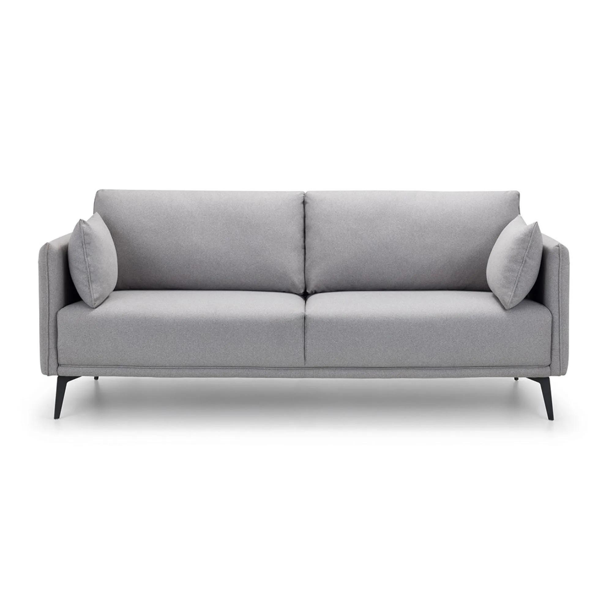 Rohe Sofa - 3 Seater - Grey Fabric