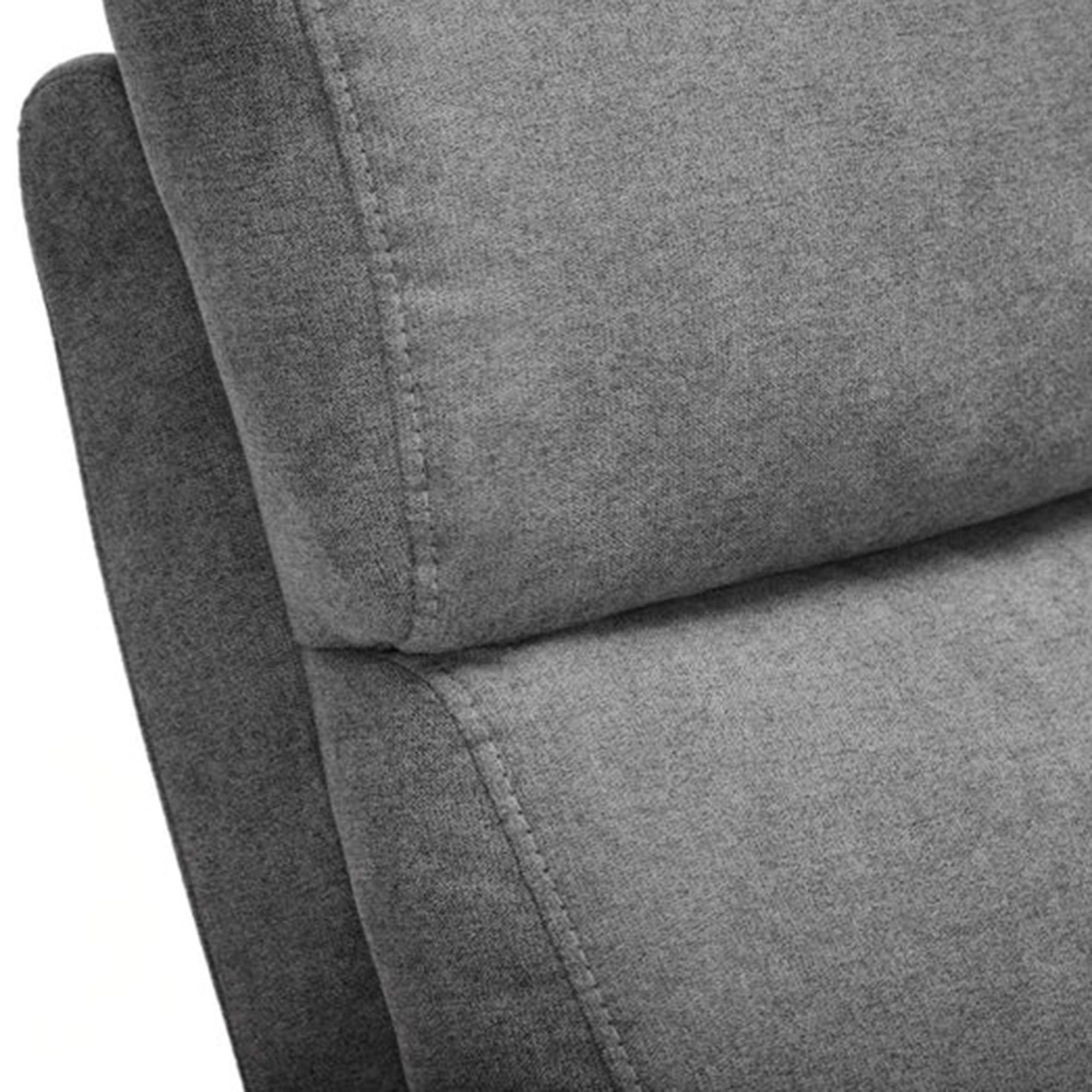 Helena Grey Fabric Recliner Armchair