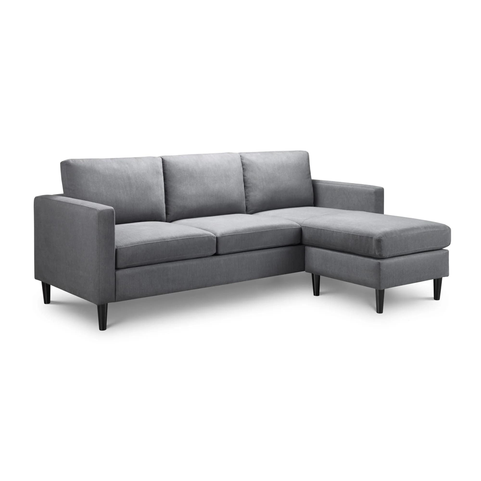 Marant Grey Fabric Corner Sofa
