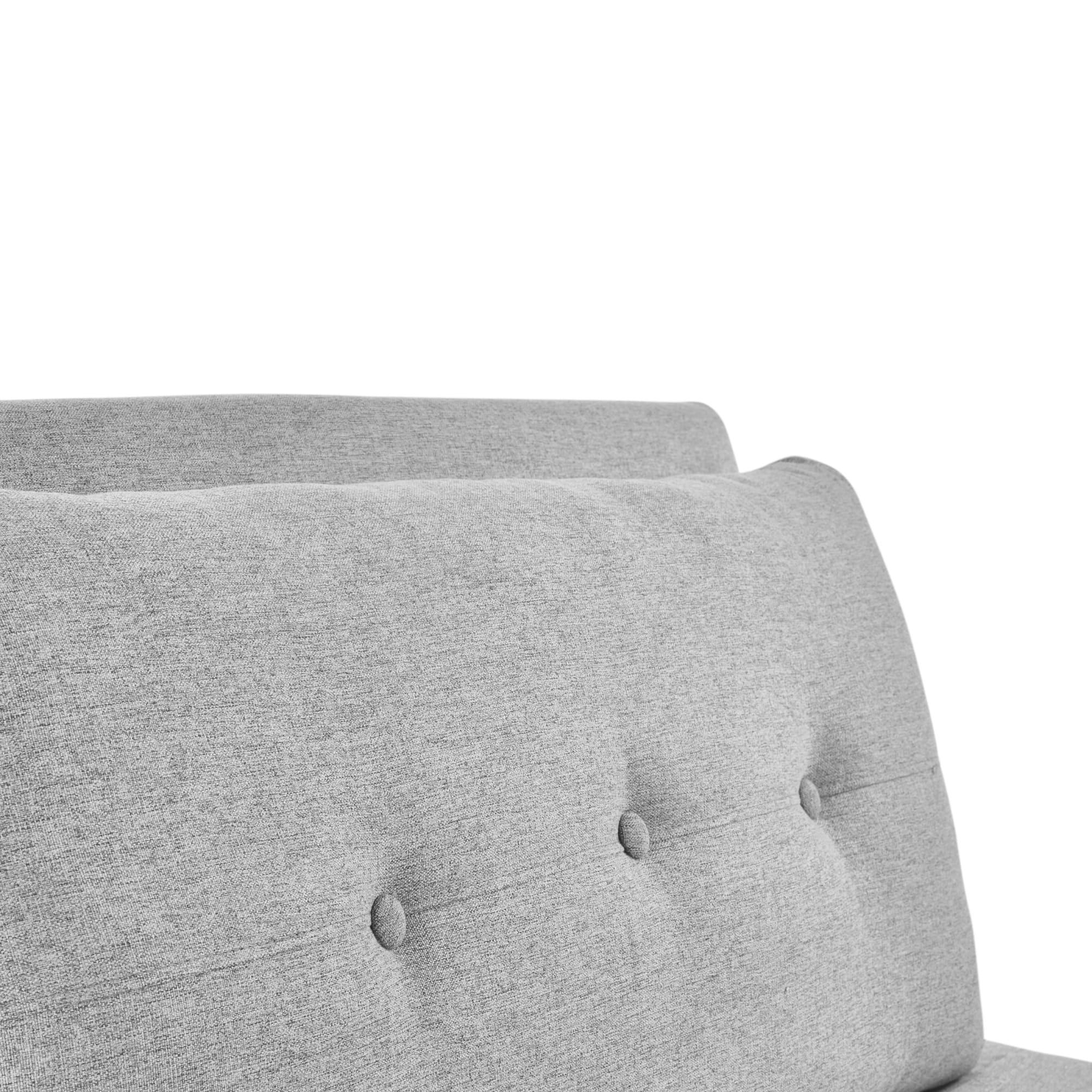 Rowan Grey Fabric Chair Bed - Click Clack