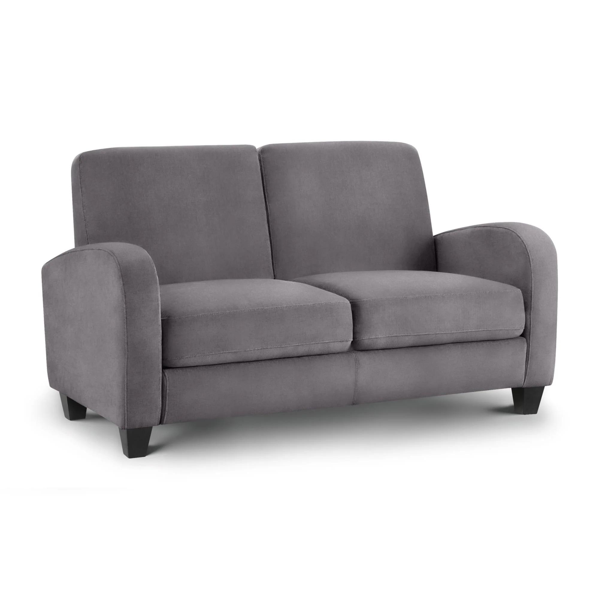 Vivo Grey Fabric Sofa - 2 Seater