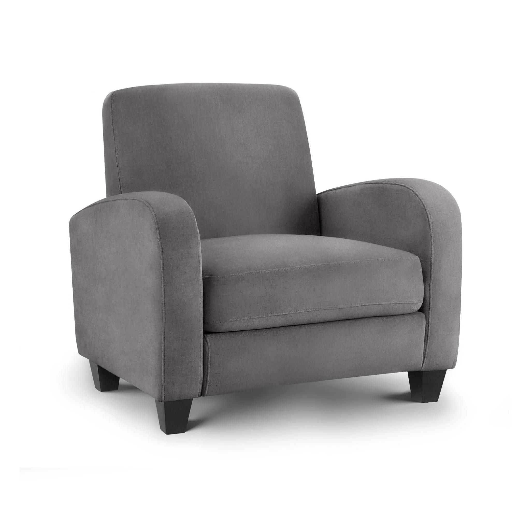 Vivo Grey Fabric Armchair
