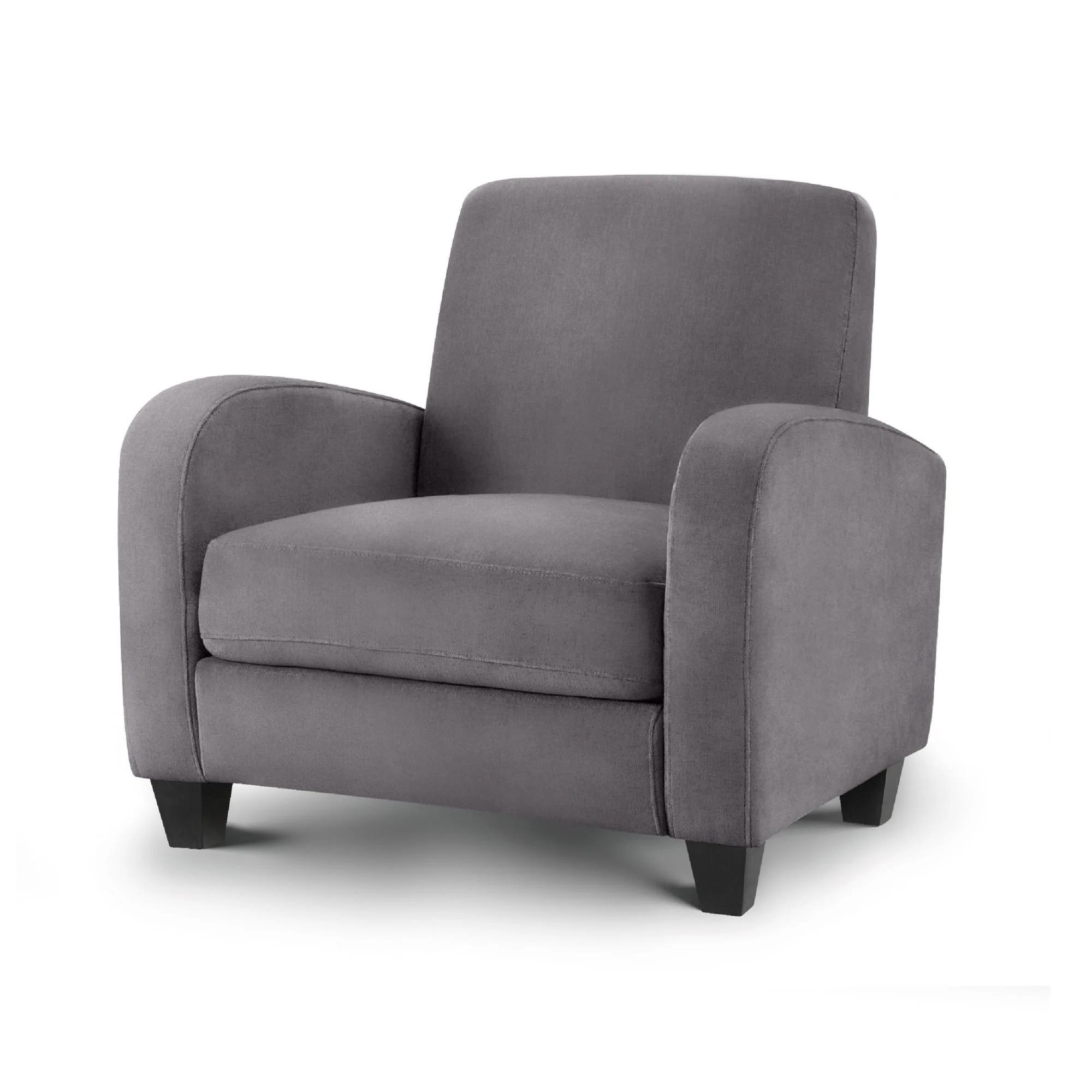 Vivo Grey Fabric Armchair
