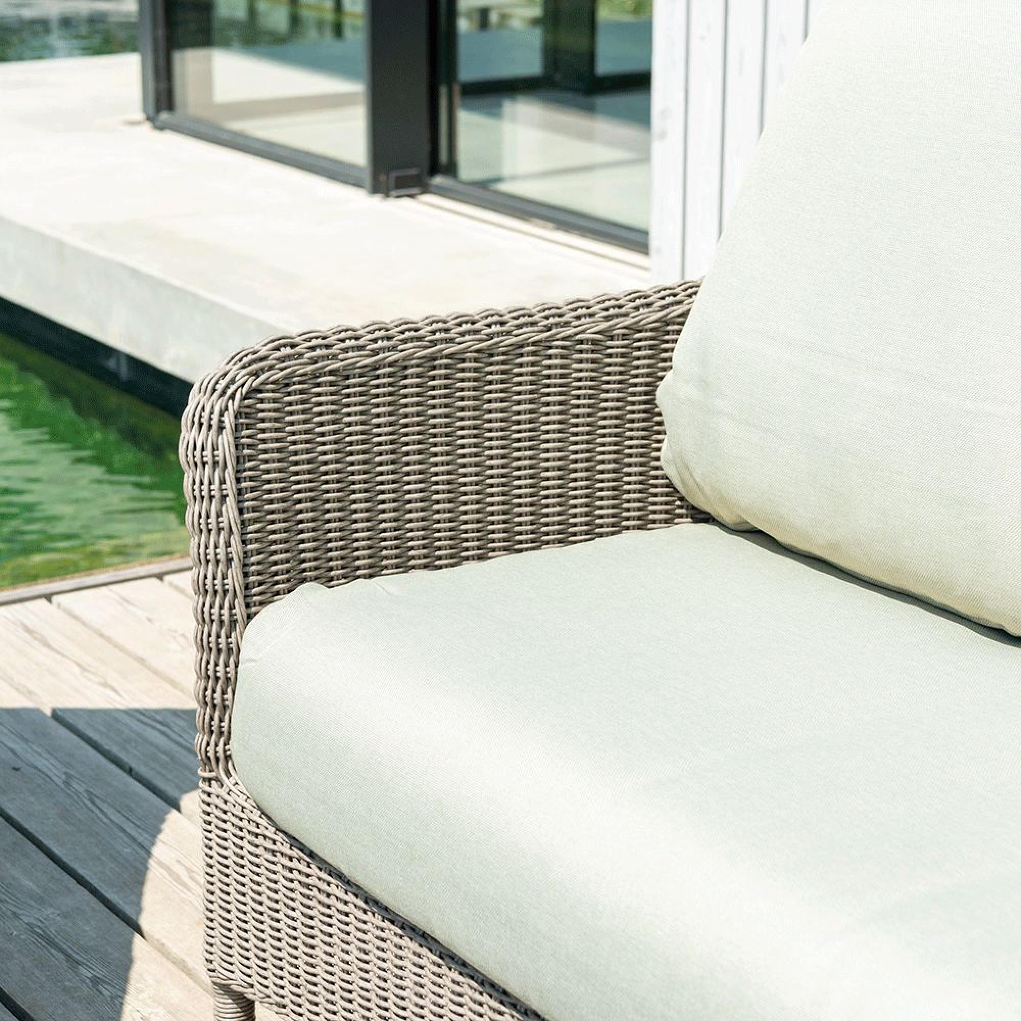 Hazelmere 3 Seater Sofa - Garden - Grey Weave