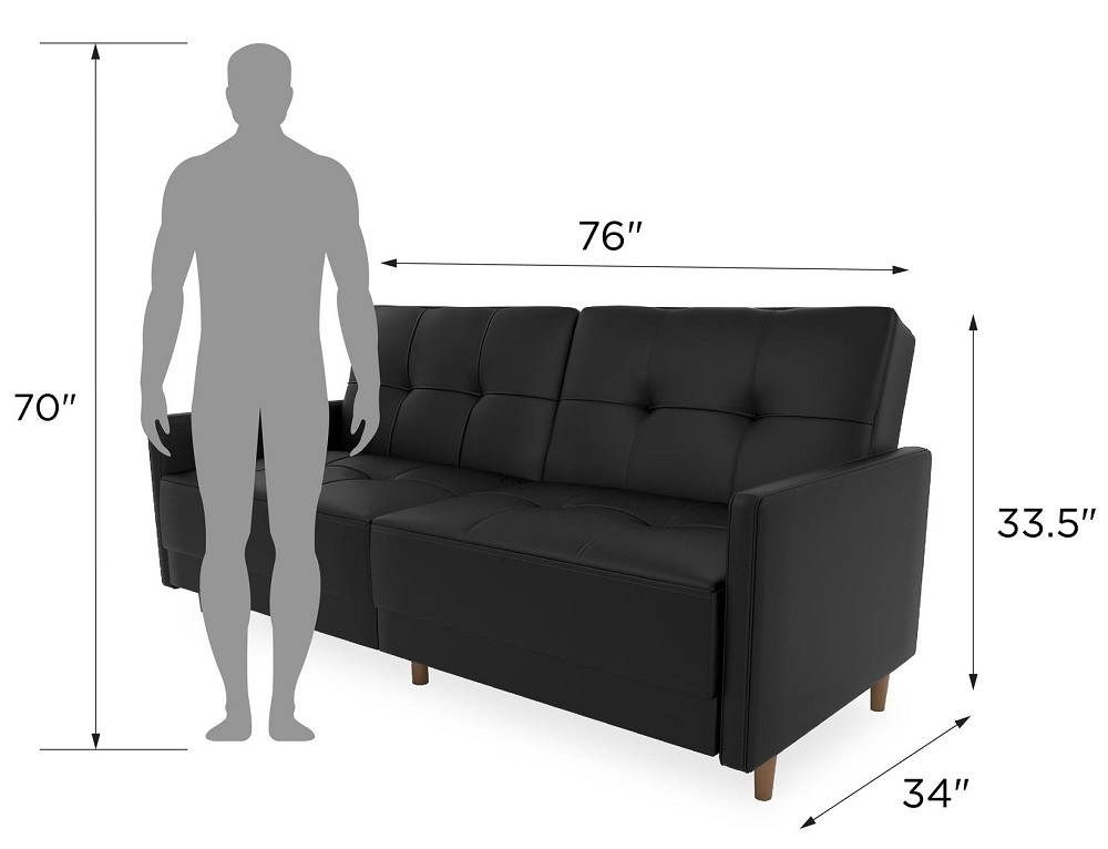 Andora Sprung Sofa Bed - 2 Seater - 2146009UK