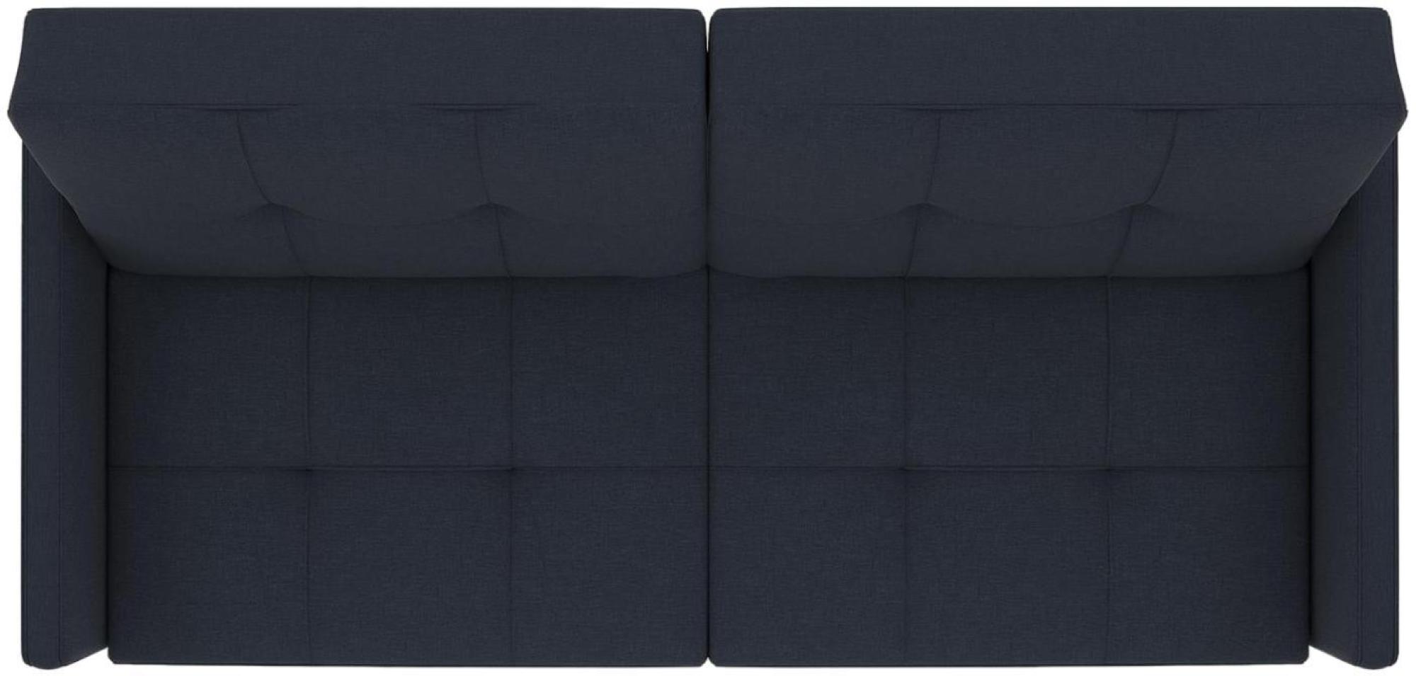 Andora Coil Sofa Bed - Navy Blue Linen - 2146629UK