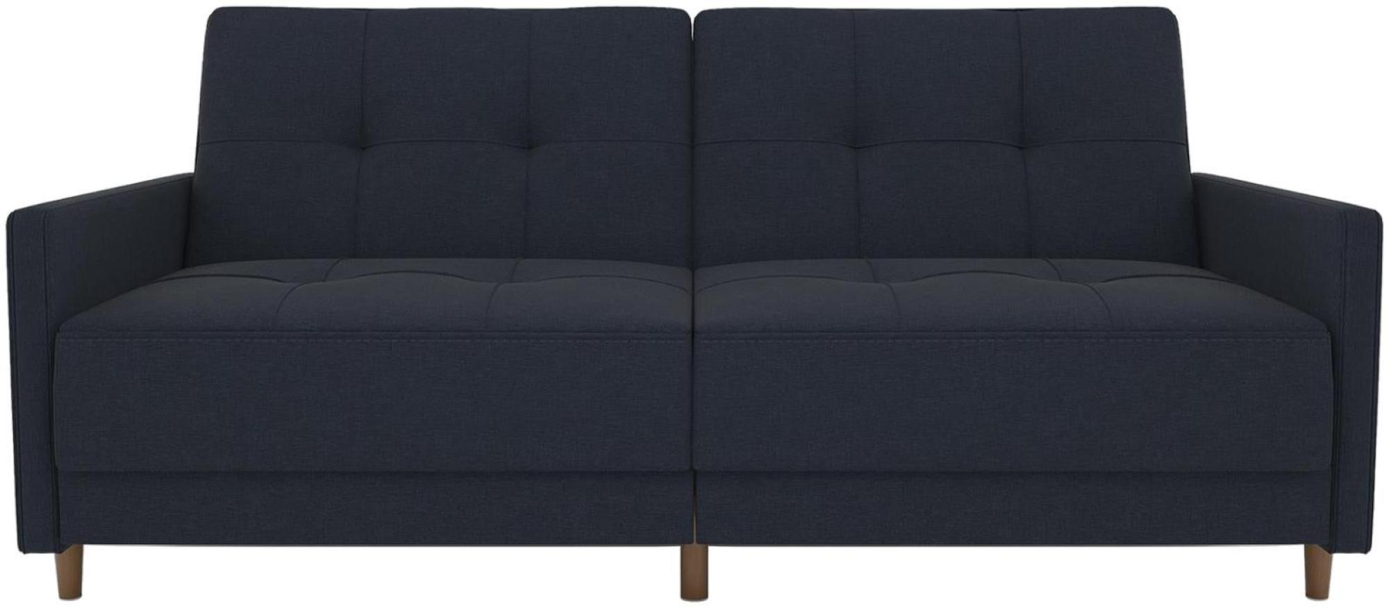Andora Coil Sofa Bed - Navy Blue Linen - 2146629UK