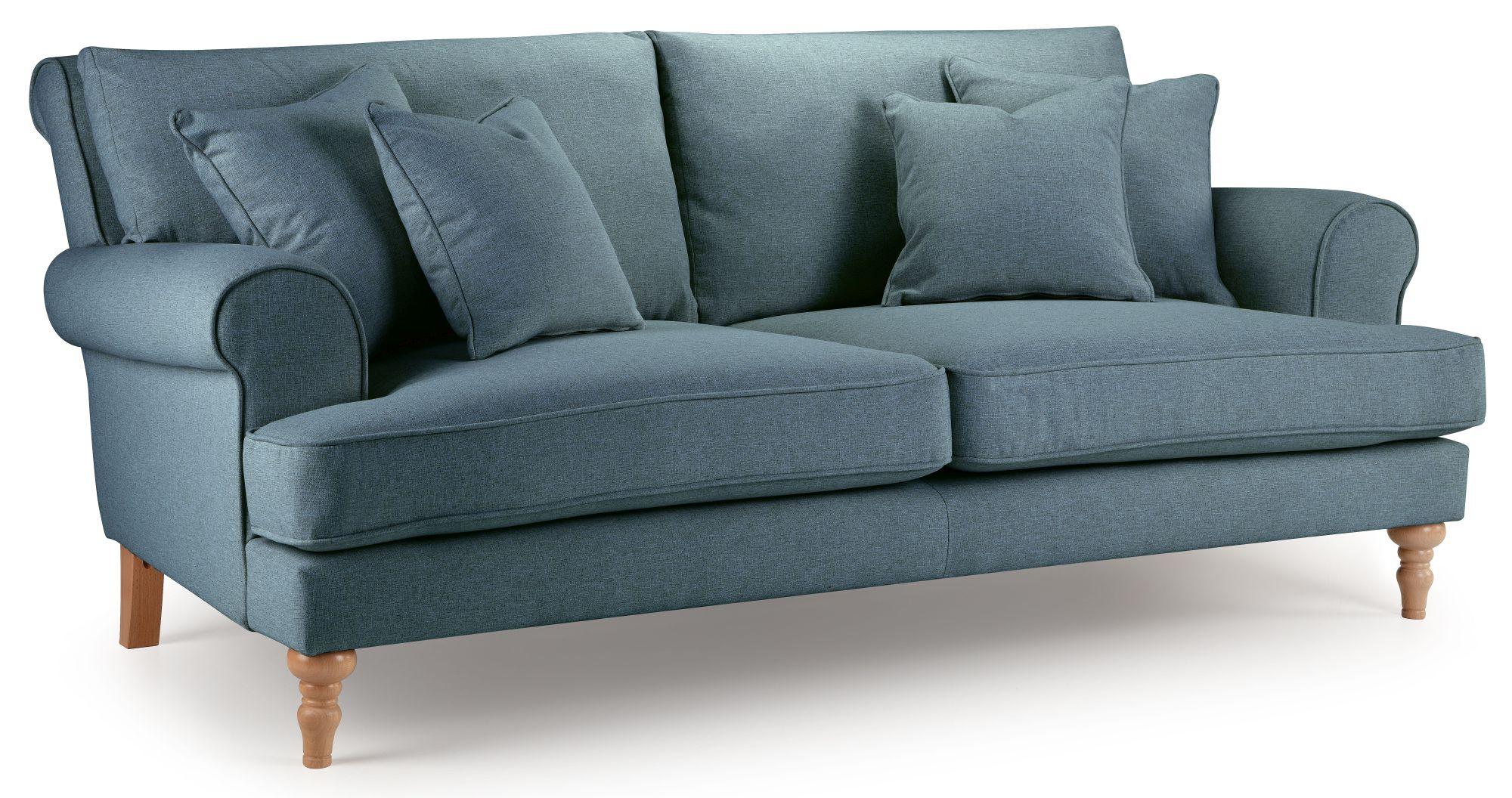 Arlan Fiord Fabric 3 Seater Sofa