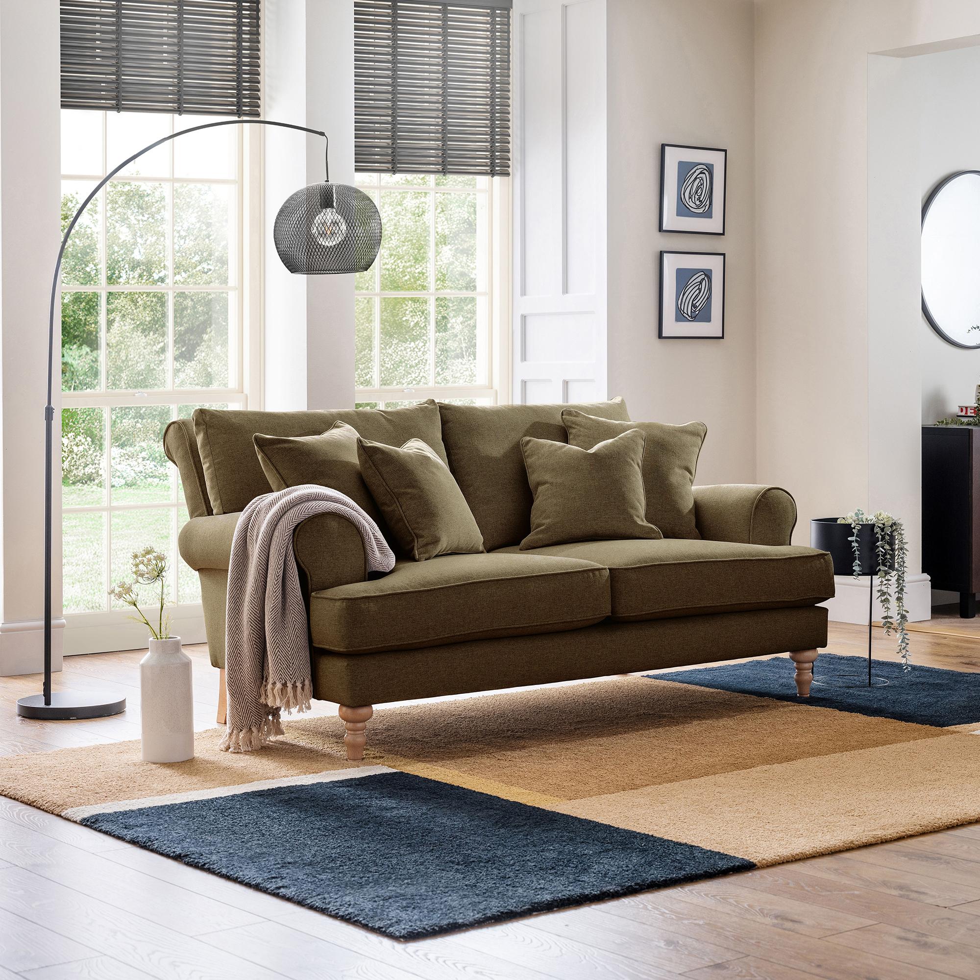 Arlan Hunter Fabric 2 Seater Sofa