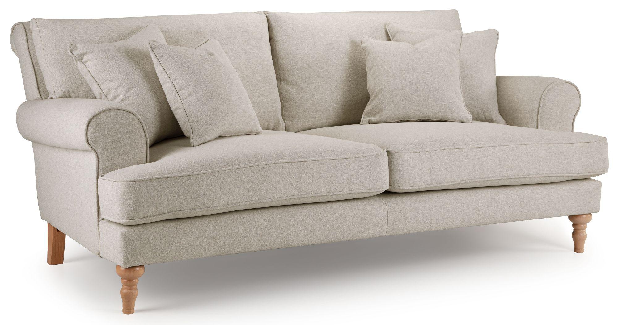 Arlan Moon Fabric 3 Seater Sofa