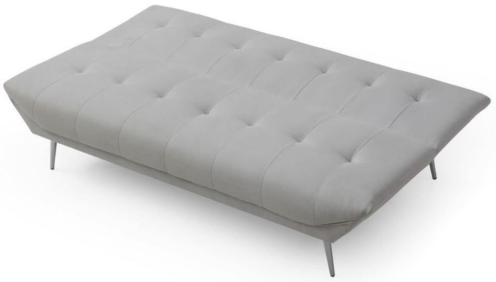 Ashley Grey Fabric Click Clack Sofa Bed - 2 Seater
