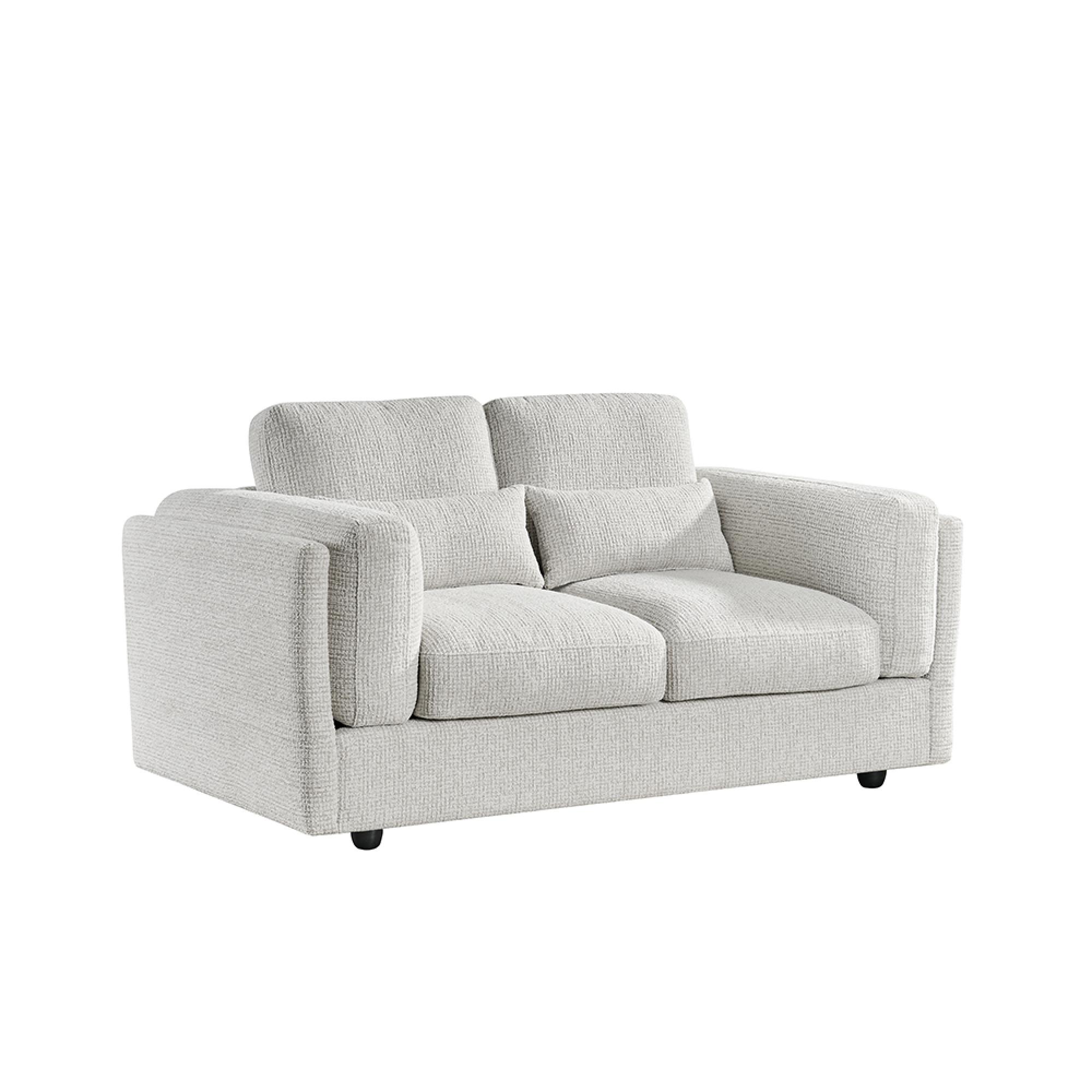 Bari Sofa - Beige Fabric - 2 Seater