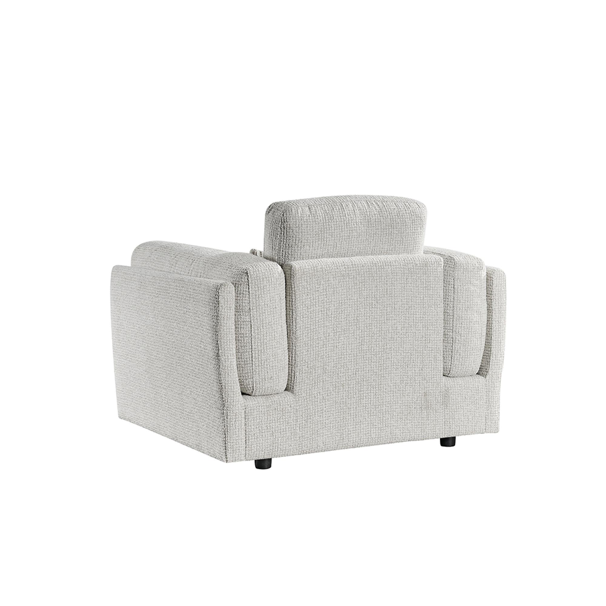 Bari Armchair - Beige Fabric