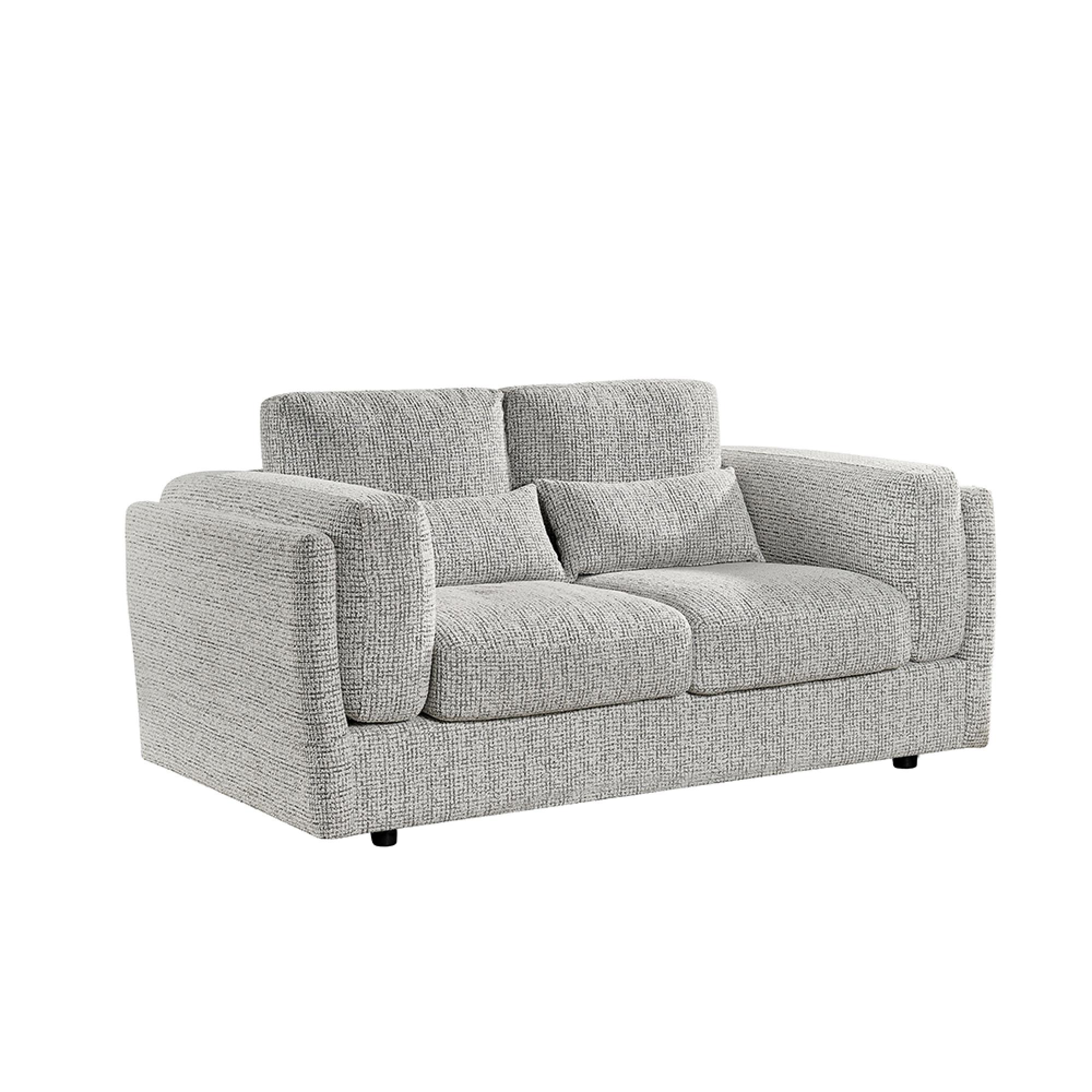 Bari Sofa - Grey Fabric - 2 Seater