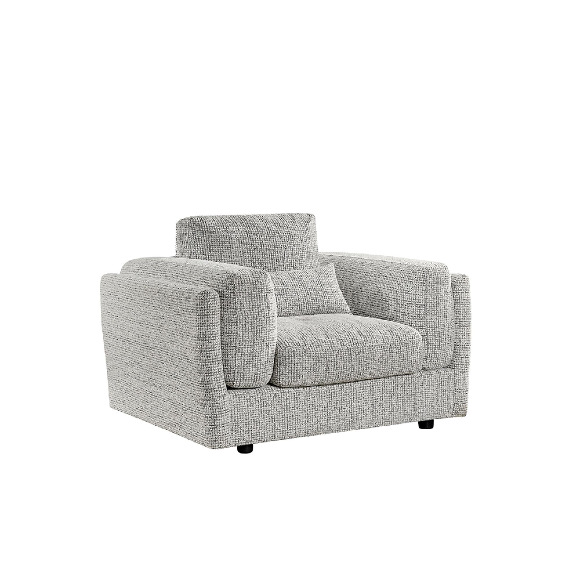 Bari Armchair - Grey Fabric