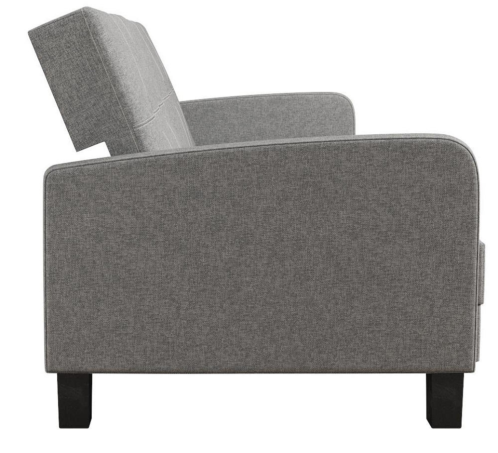 Boston Sofa Bed - 2 Seater - Grey Linen Fabric - 2211429WCUK