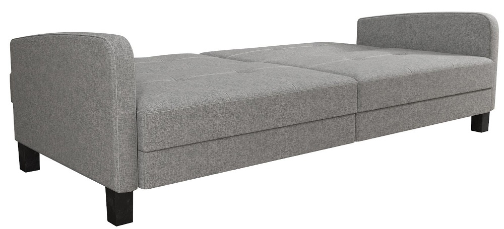 Boston Sofa Bed - 2 Seater - Grey Linen Fabric - 2211429WCUK