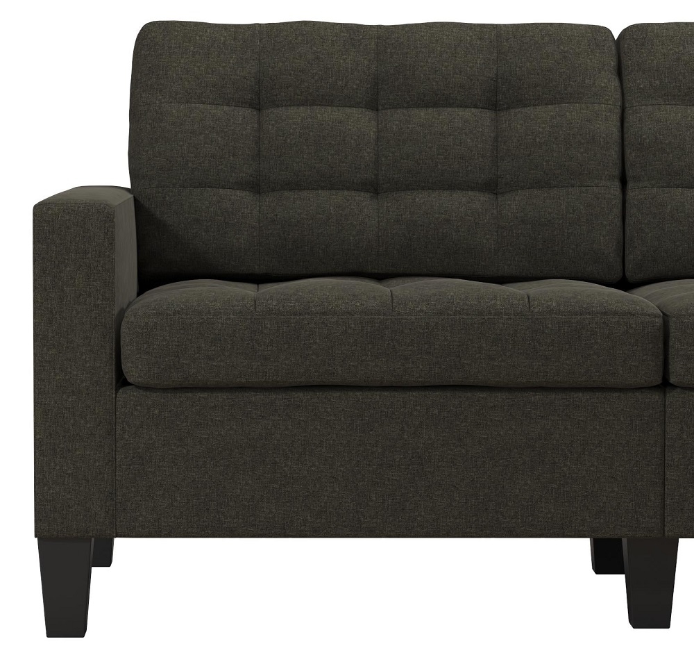 Emily Sofa - 2 Seater - Grey Linen Fabric - DA010-SFUK