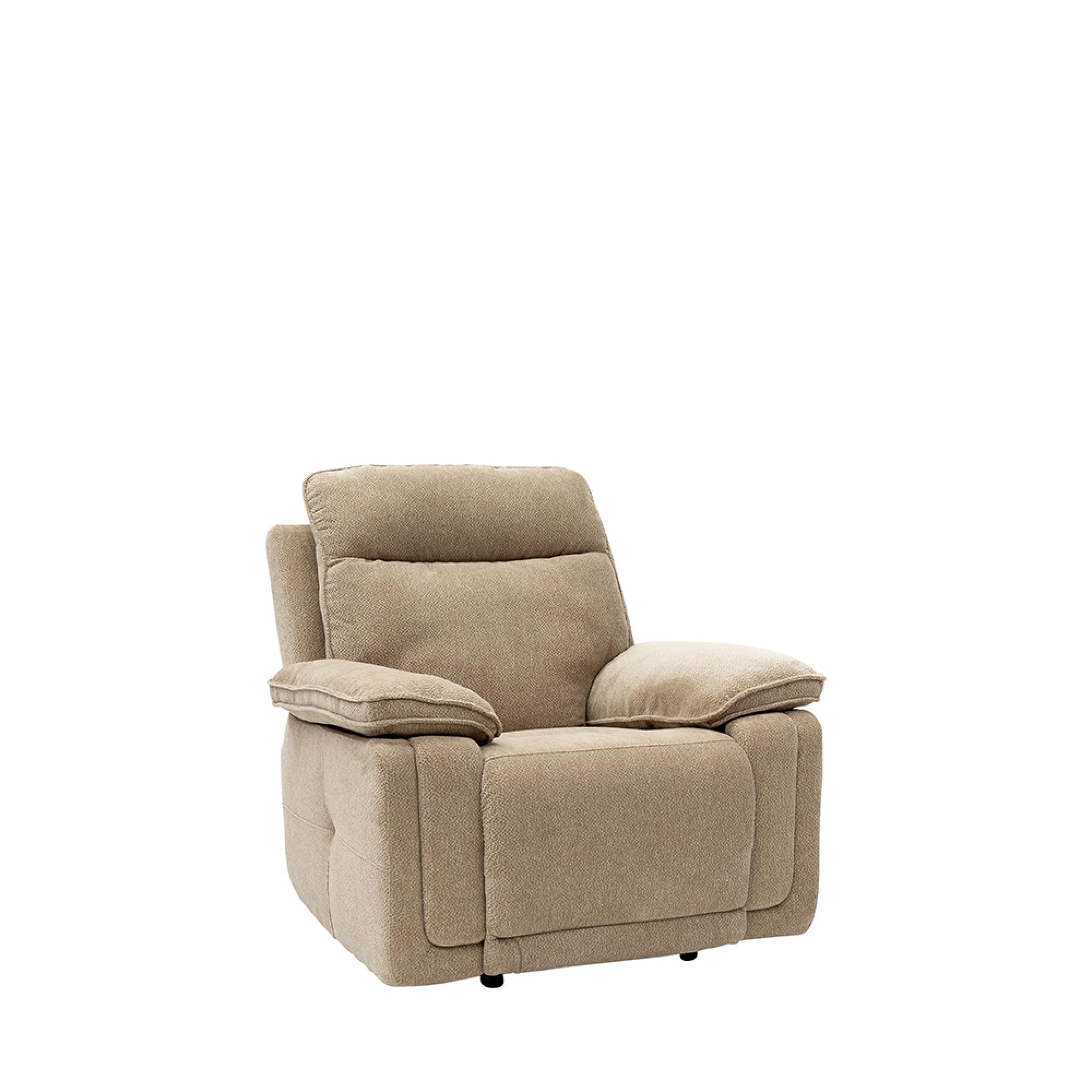 Cadenza Armchair - Electric Recliner - Camel Fabric
