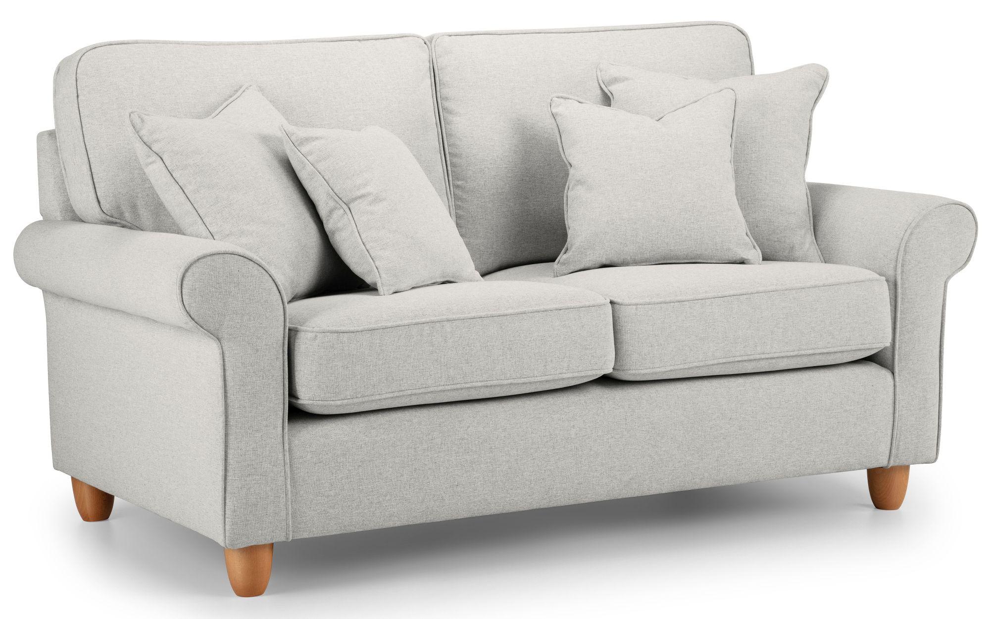 Carina Parchment Fabric 2 Seater Sofa