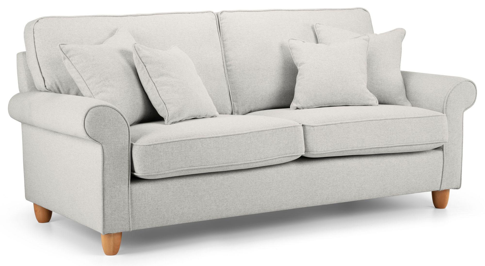 Carina Parchment Fabric 2.5 Seater Sofa